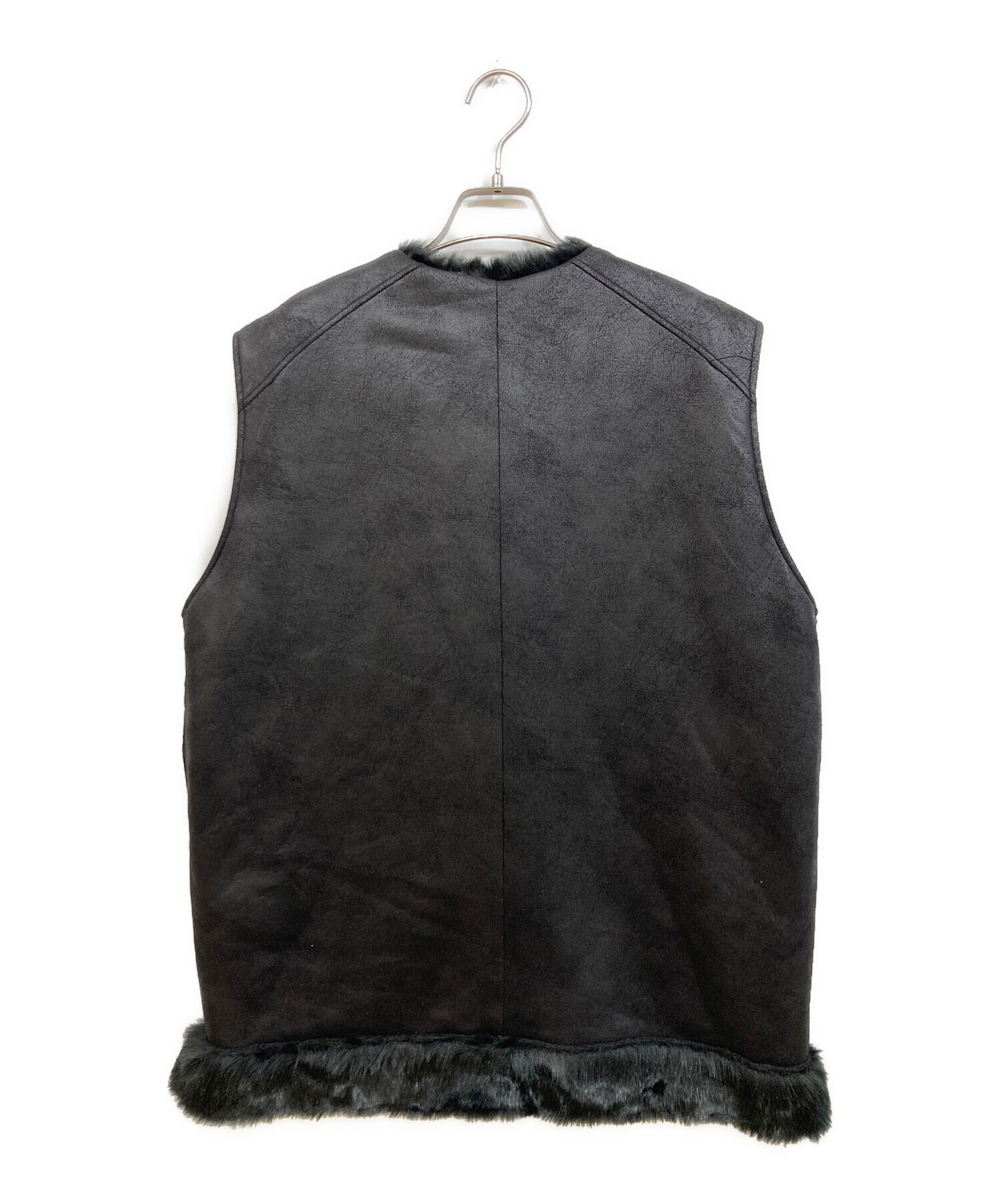 ジャケット・アウター UND REVERSIBLE MOTTLED FUR VEST 中古・古着通販】Ameri (アメリ) UND REVERSIBLE MOTTLED FUR VEST