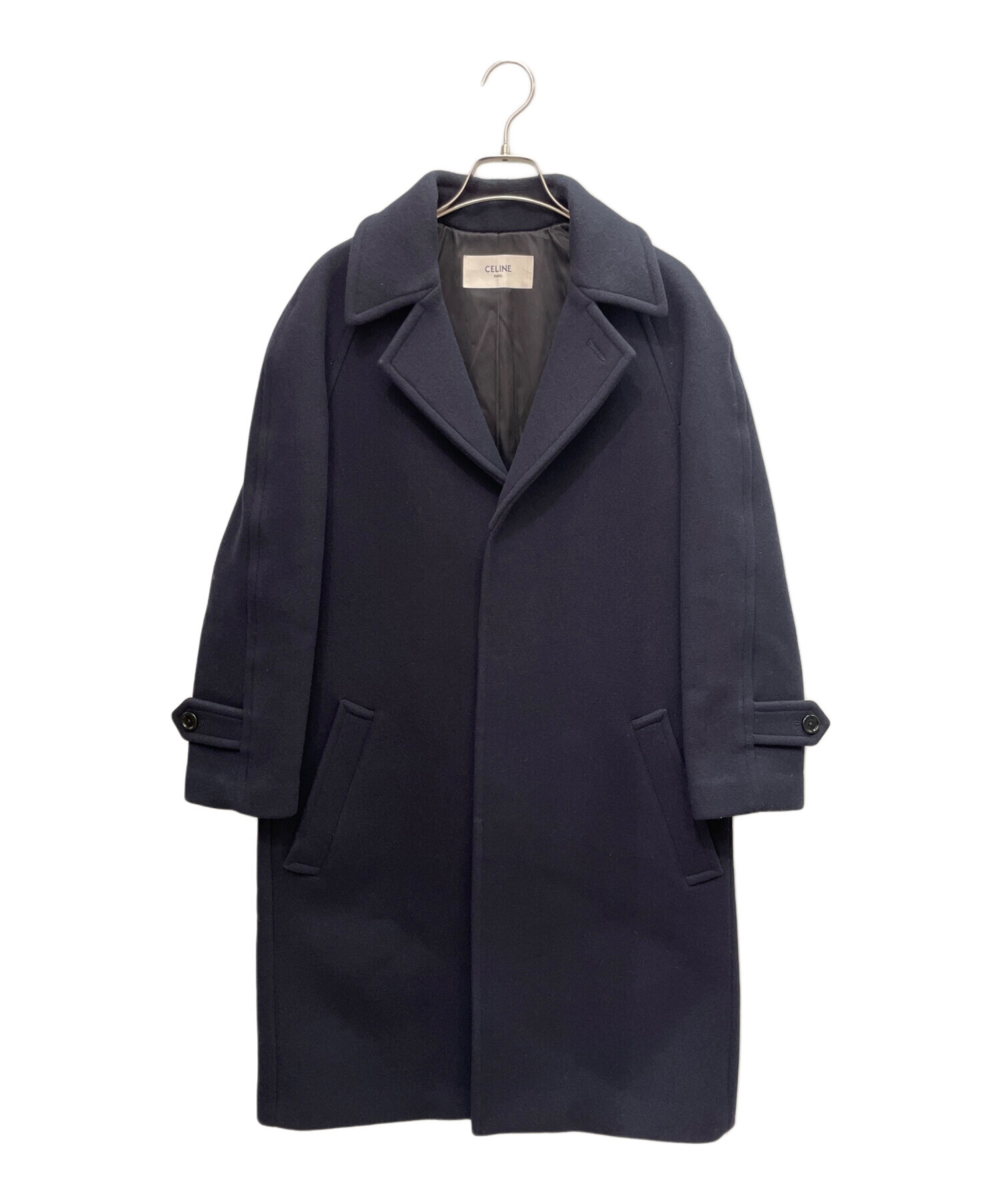 中古・古着通販】CELINE (セリーヌ) マックコート ネイビー サイズ:34