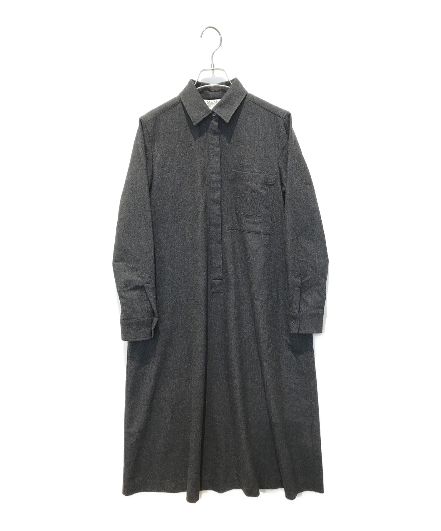 中古・古着通販】MaxMara (マックスマーラ) ロゴポケットシャツ