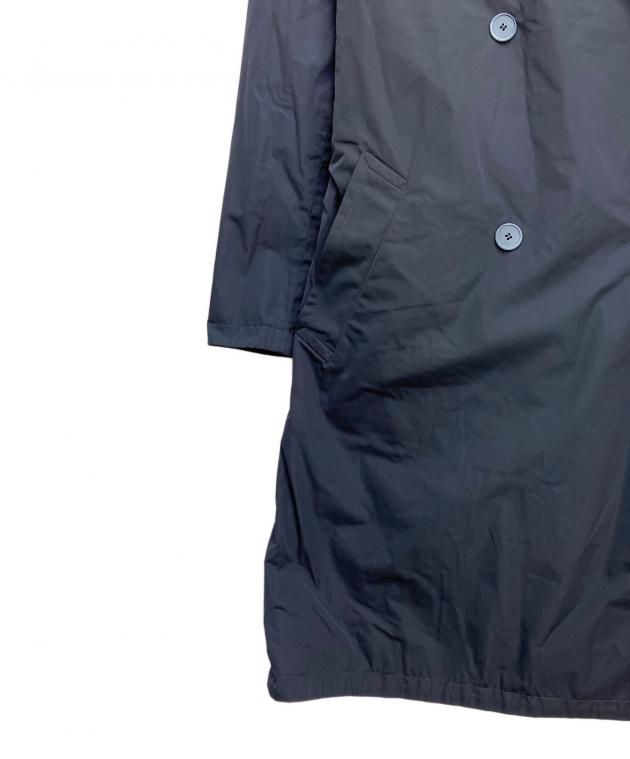 MAX MARA STUDIO ネイビー ブルー　リバーシブルフード付きコート 中古・古着通販】MAX MARA STUDIO (マックスマーラ ストゥディオ
