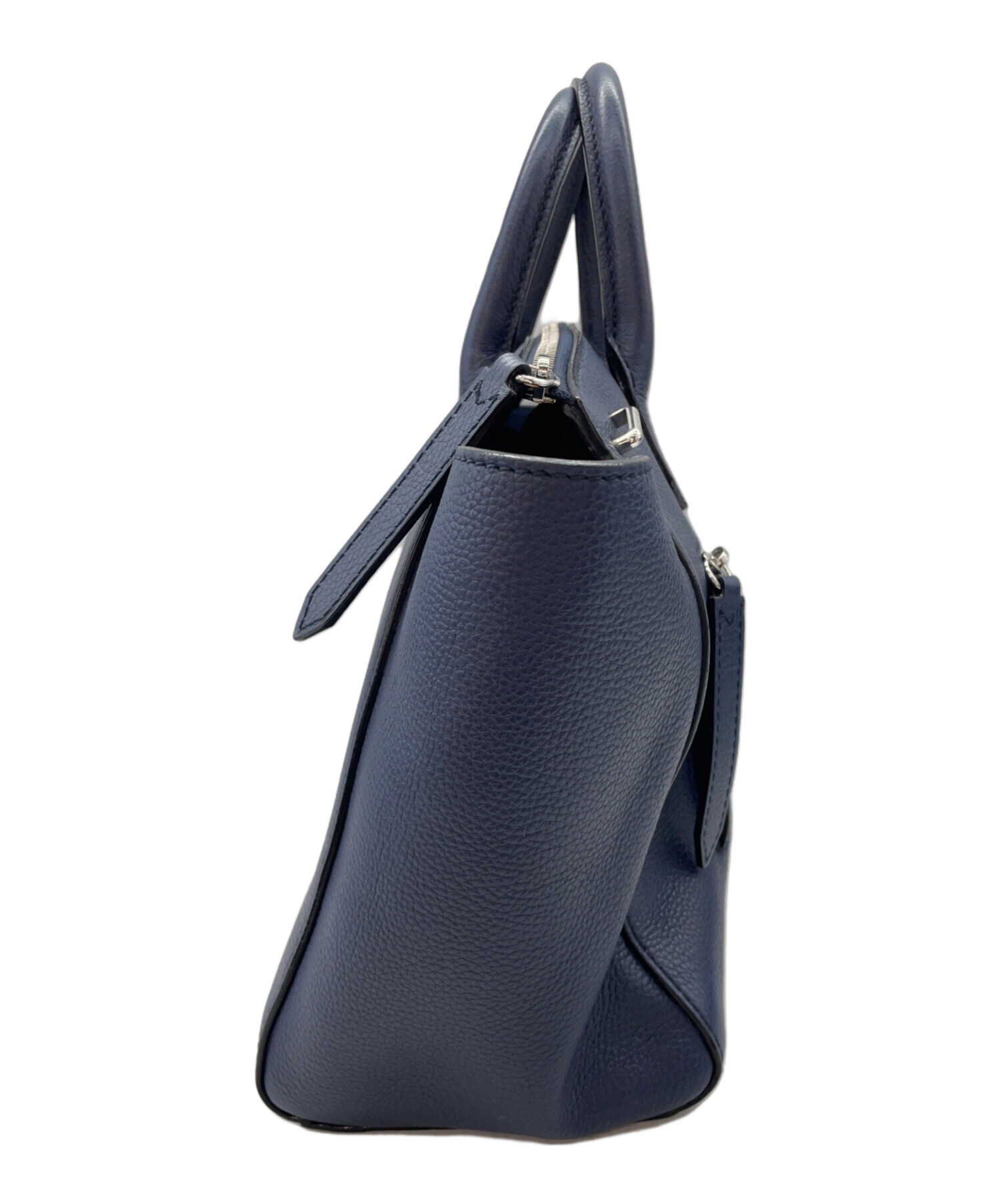 BALLY トレスポ 2way ビジネスバッグ ショルダー付き レザー ネイビー 中古・古着通販】BALLY (バリー) 2WAYバッグ ネイビー｜ブランド・古着
