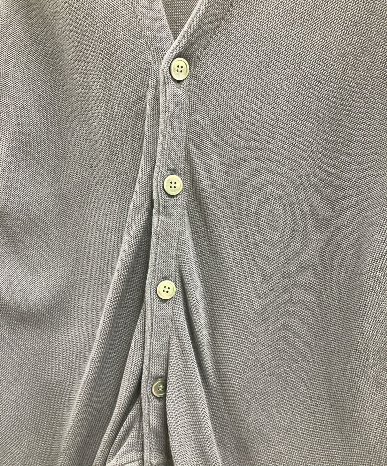 中古・古着通販】yonetomi (ヨネトミ) ギマコットン カーディガン