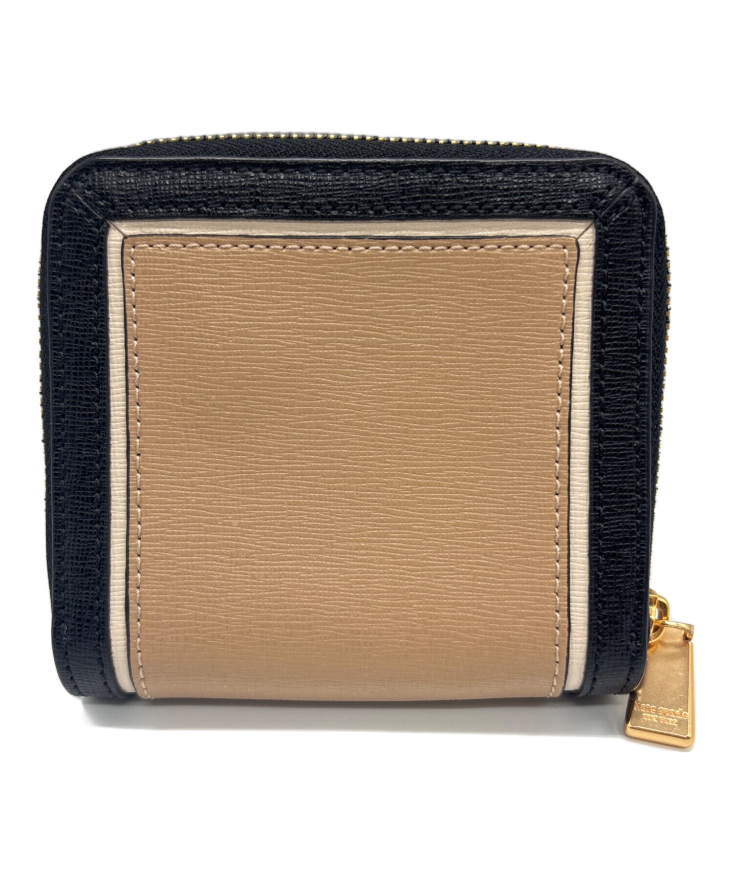 中古・古着通販】Kate Spade (ケイトスペード) 財布 ベージュ×ブラック 