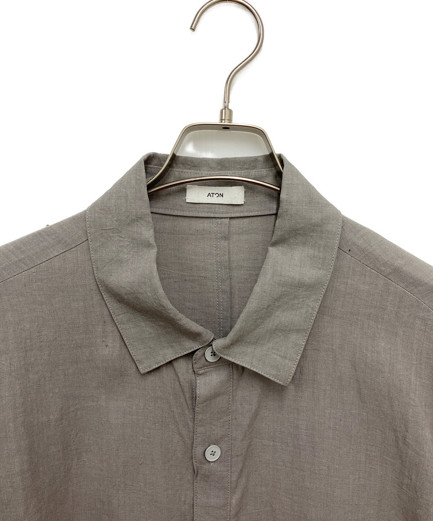 中古・古着通販】ATON (エイトン) KYOTO TSURIZOME LINEN SHIRT JACKET