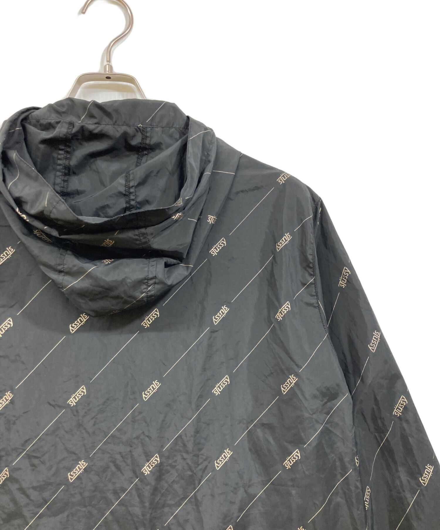 中古・古着通販】stussy (ステューシー) ロゴウインドブレーカー 