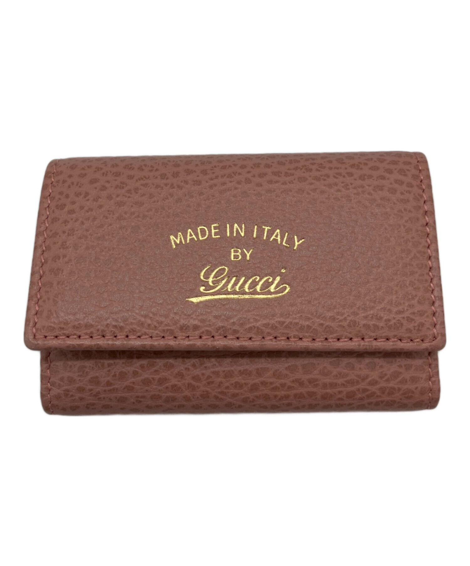 【お値下げしました‼️】GUCCI グッチ ピンク ブラウン キーケース 中古・古着通販】GUCCI (グッチ) キーケース ピンク｜ブランド・古着