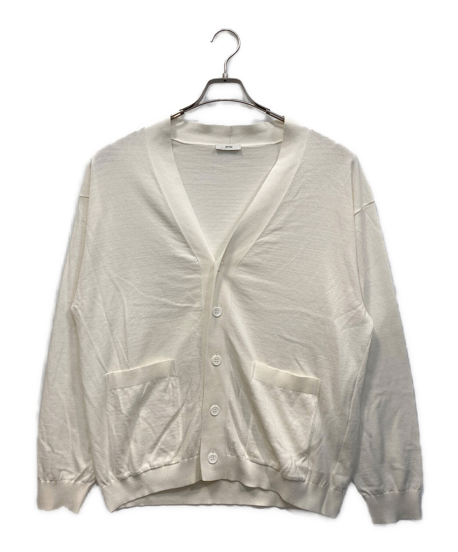 中古・古着通販】ATON (エイトン) FRESCA KNIT オーバーサイズ 