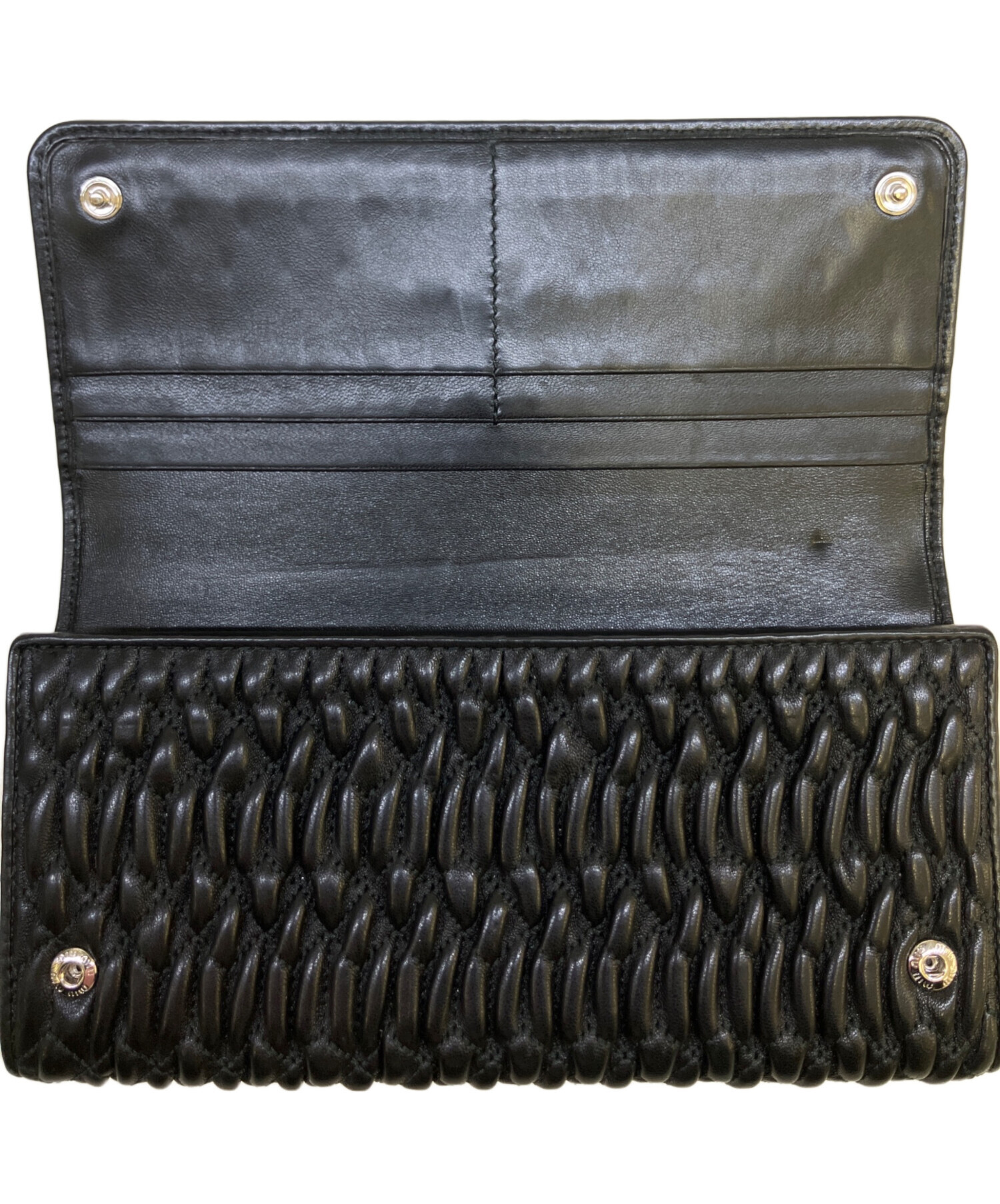 【正規品】miumiu 長財布 中古・古着通販】MIU MIU (ミュウミュウ) 長財布｜ブランド