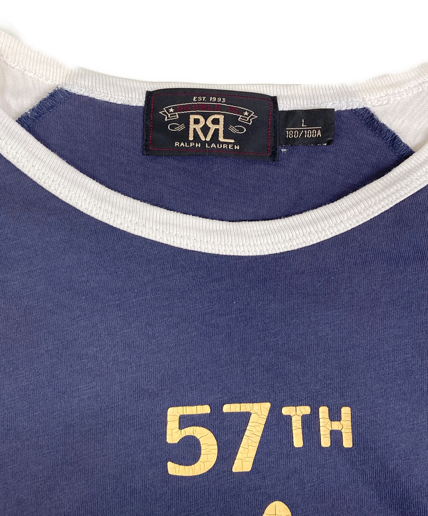 中古・古着通販】RRL (ダブルアールエル) ラグランベースボールT 