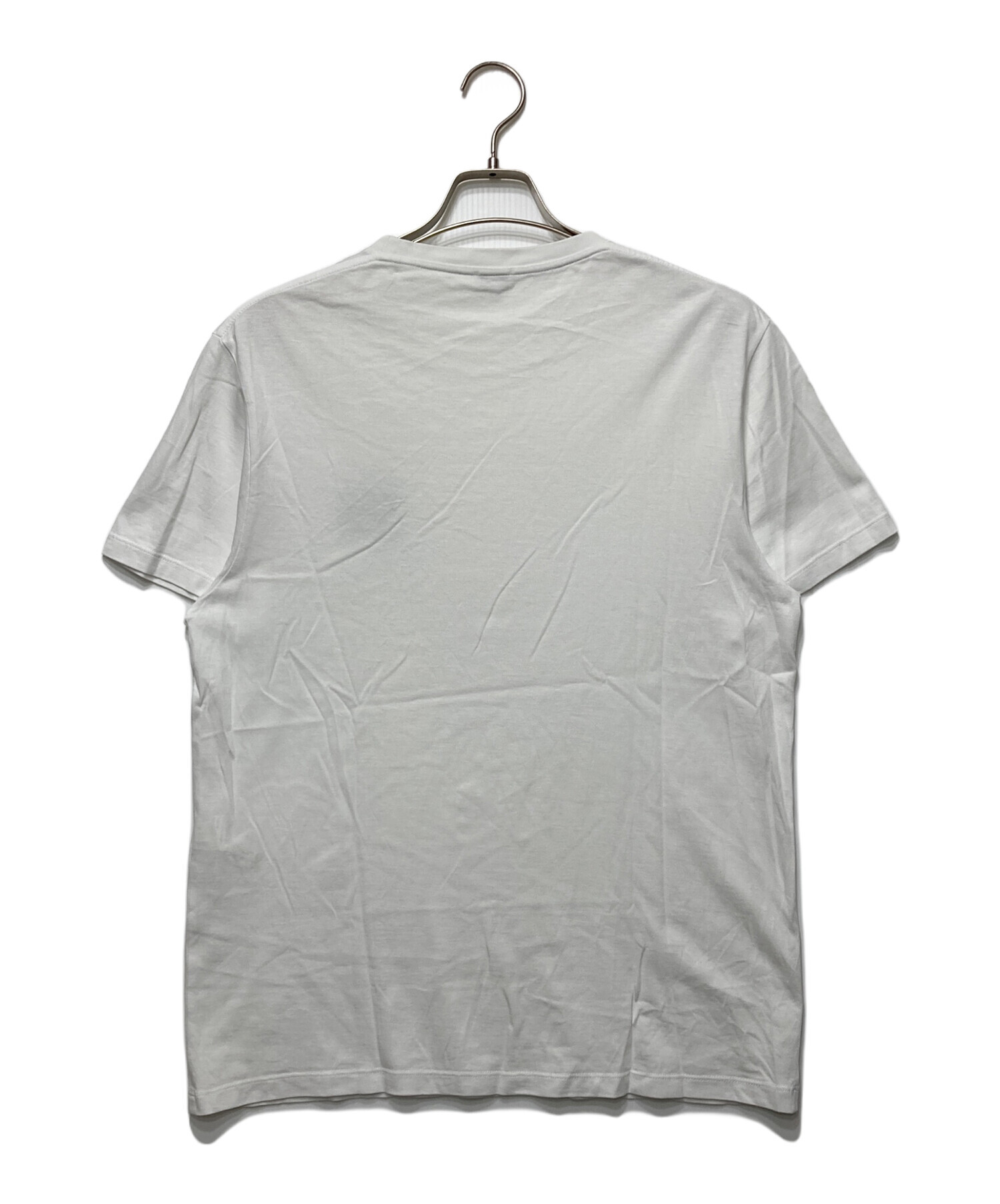 中古・古着通販】LOEWE (ロエベ) アナグラムロゴ刺繍Tシャツ ホワイト 