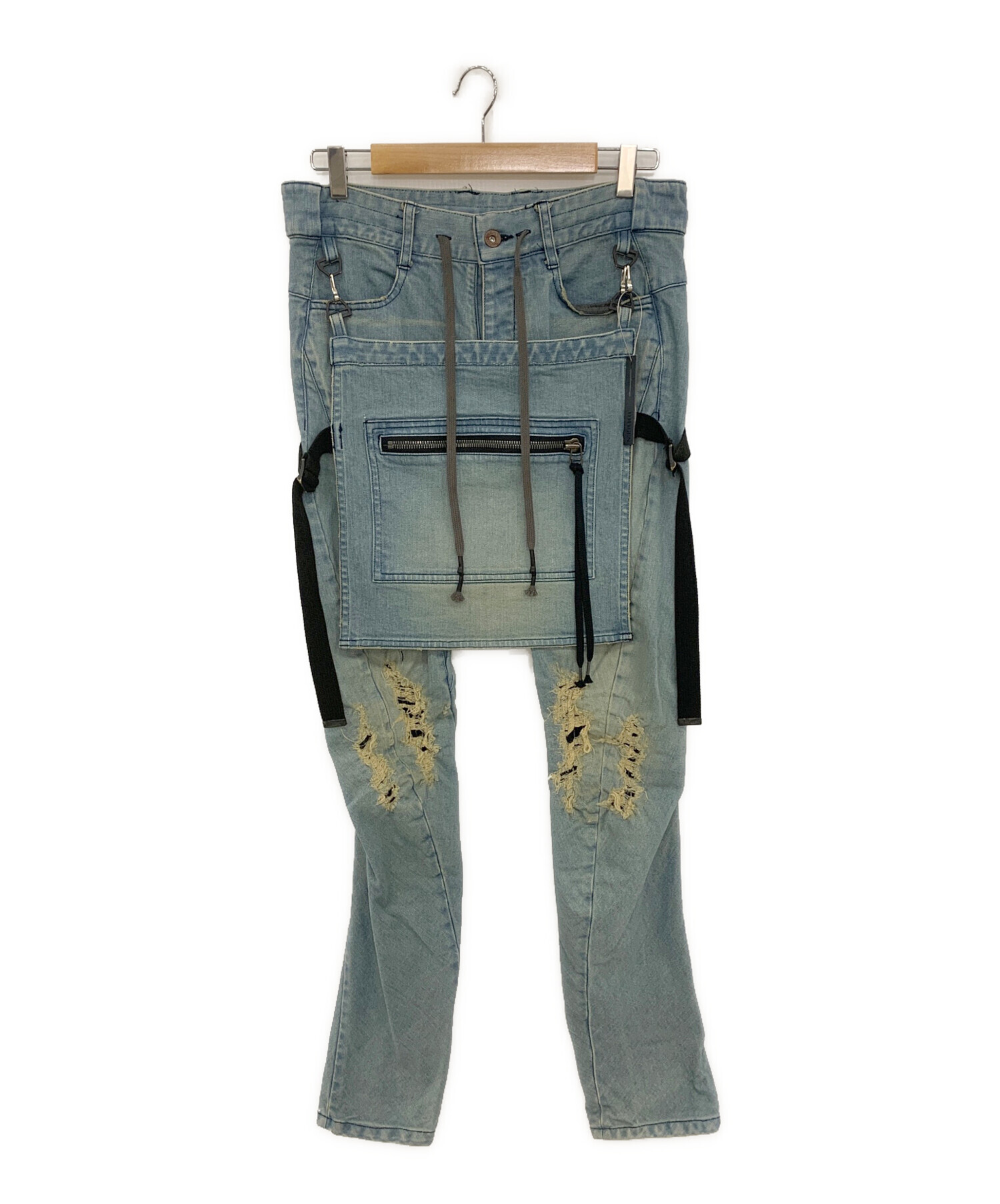 中古・古着通販】D.HYGEN (ディーハイゲン) Bum Flap Distressed Denim