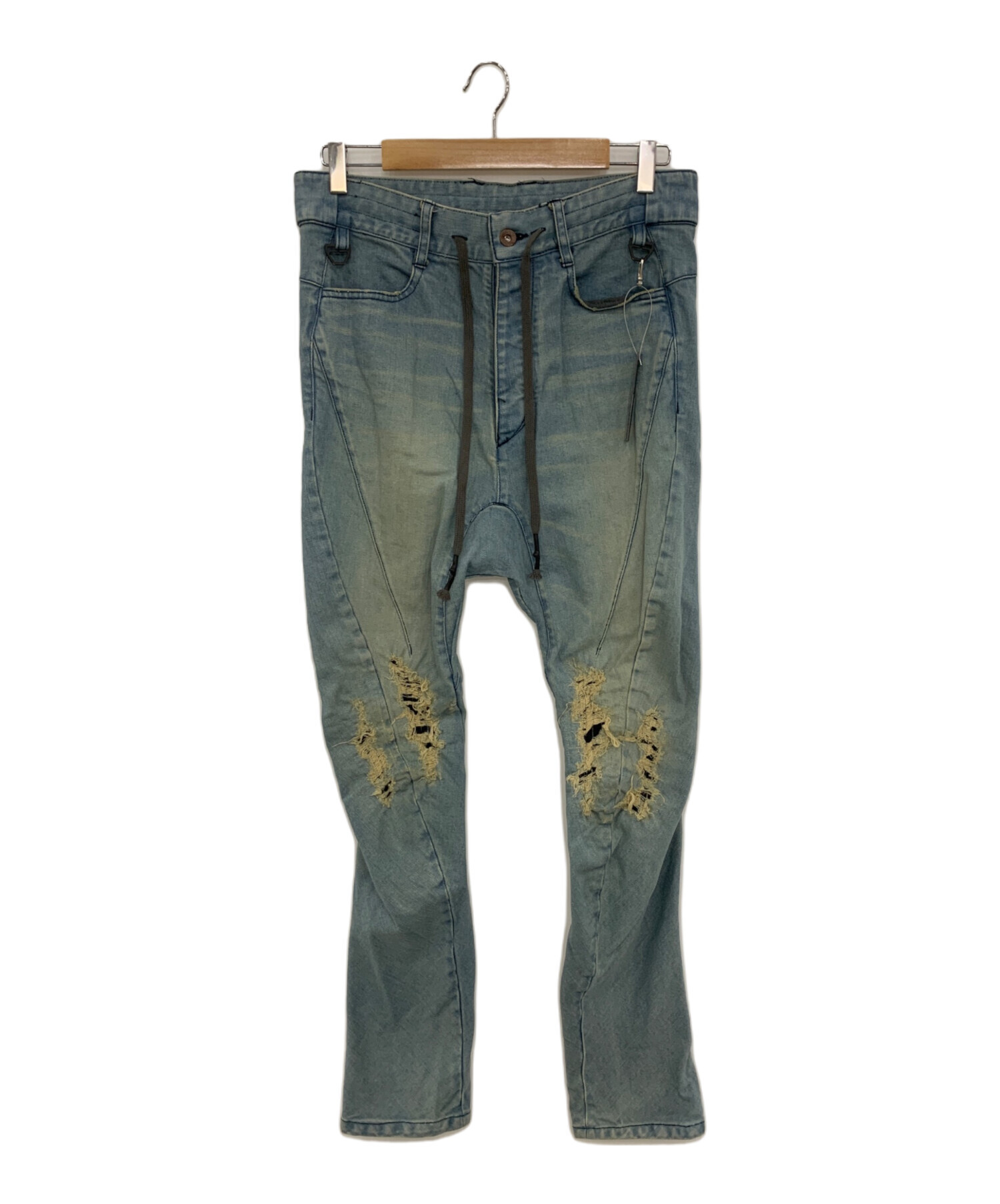 中古・古着通販】D.HYGEN (ディーハイゲン) Bum Flap Distressed Denim