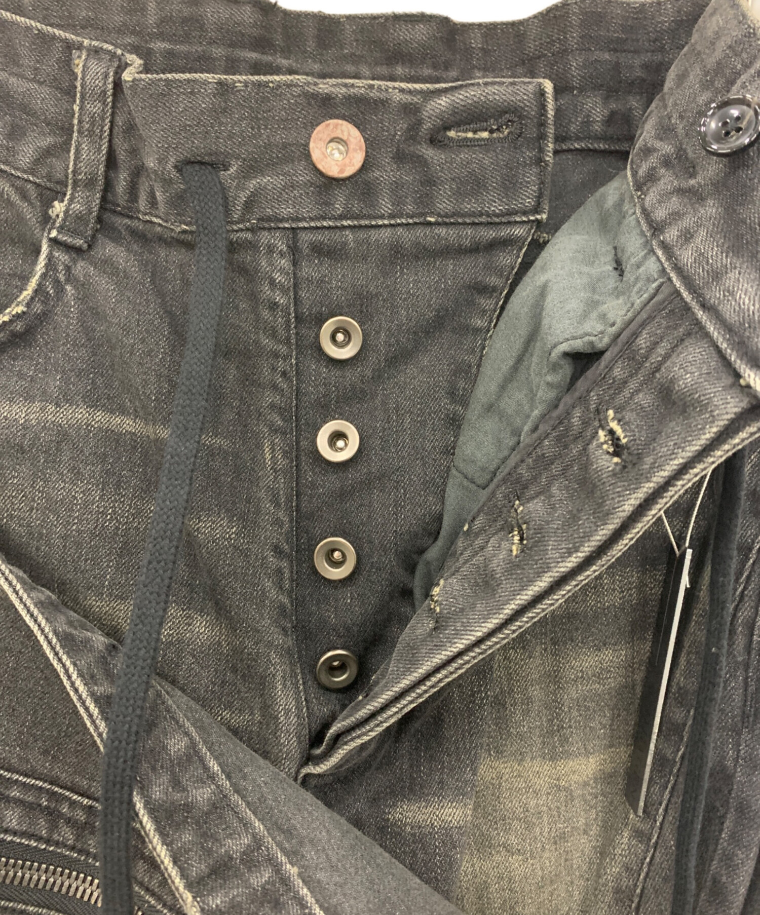 中古・古着通販】D.HYGEN (ディーハイゲン) デニムパンツ ブラック