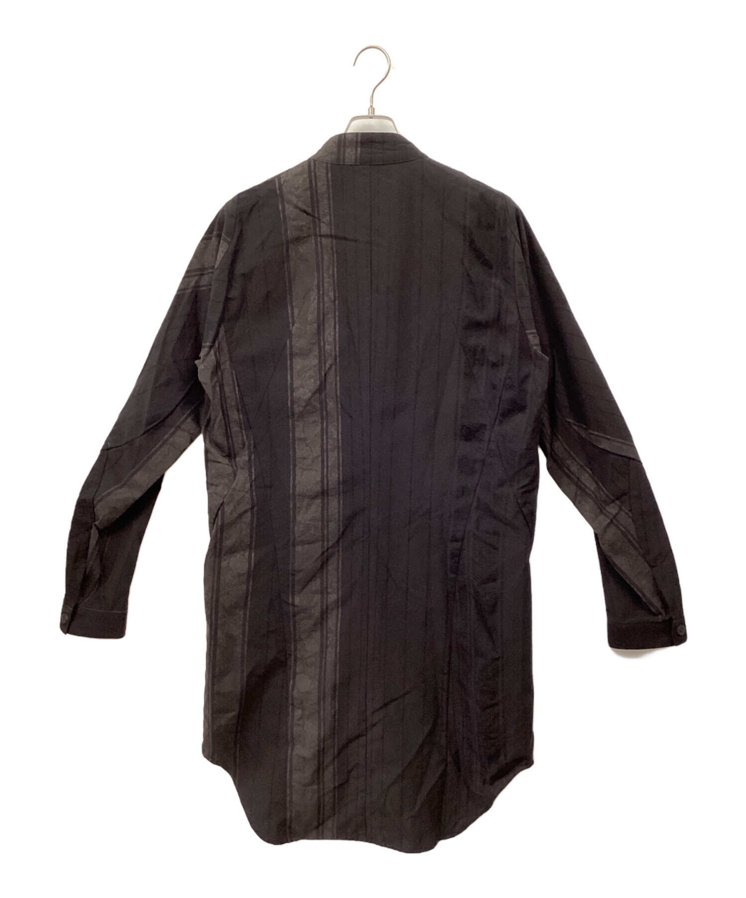 中古・古着通販】D.HYGEN (ディーハイゲン) ロングシャツ ブラック