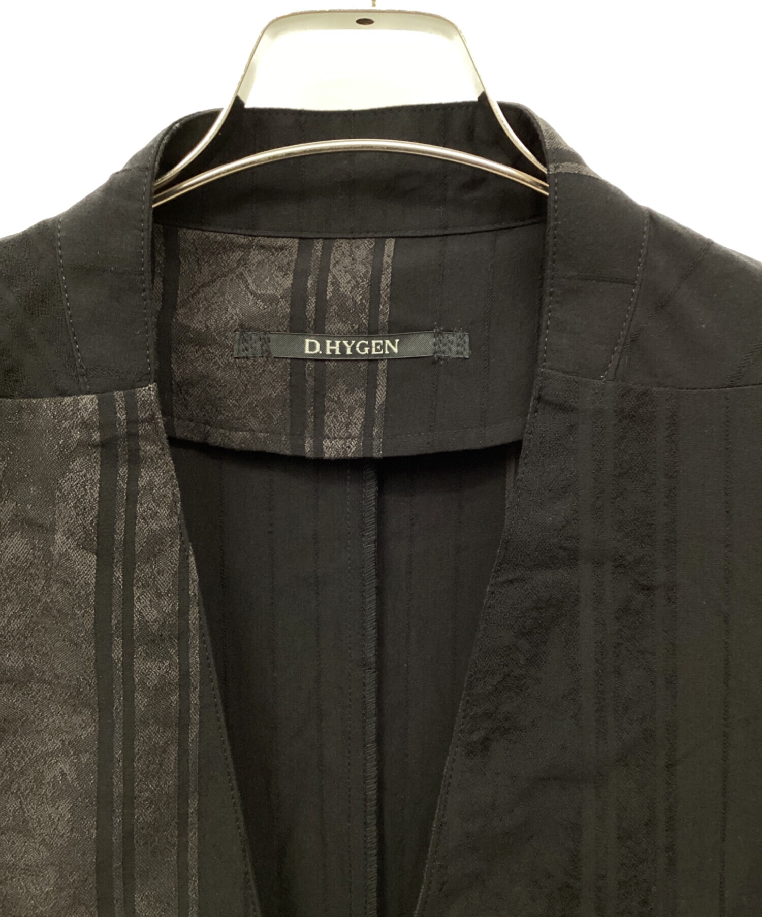 中古・古着通販】D.HYGEN (ディーハイゲン) ロングシャツ ブラック