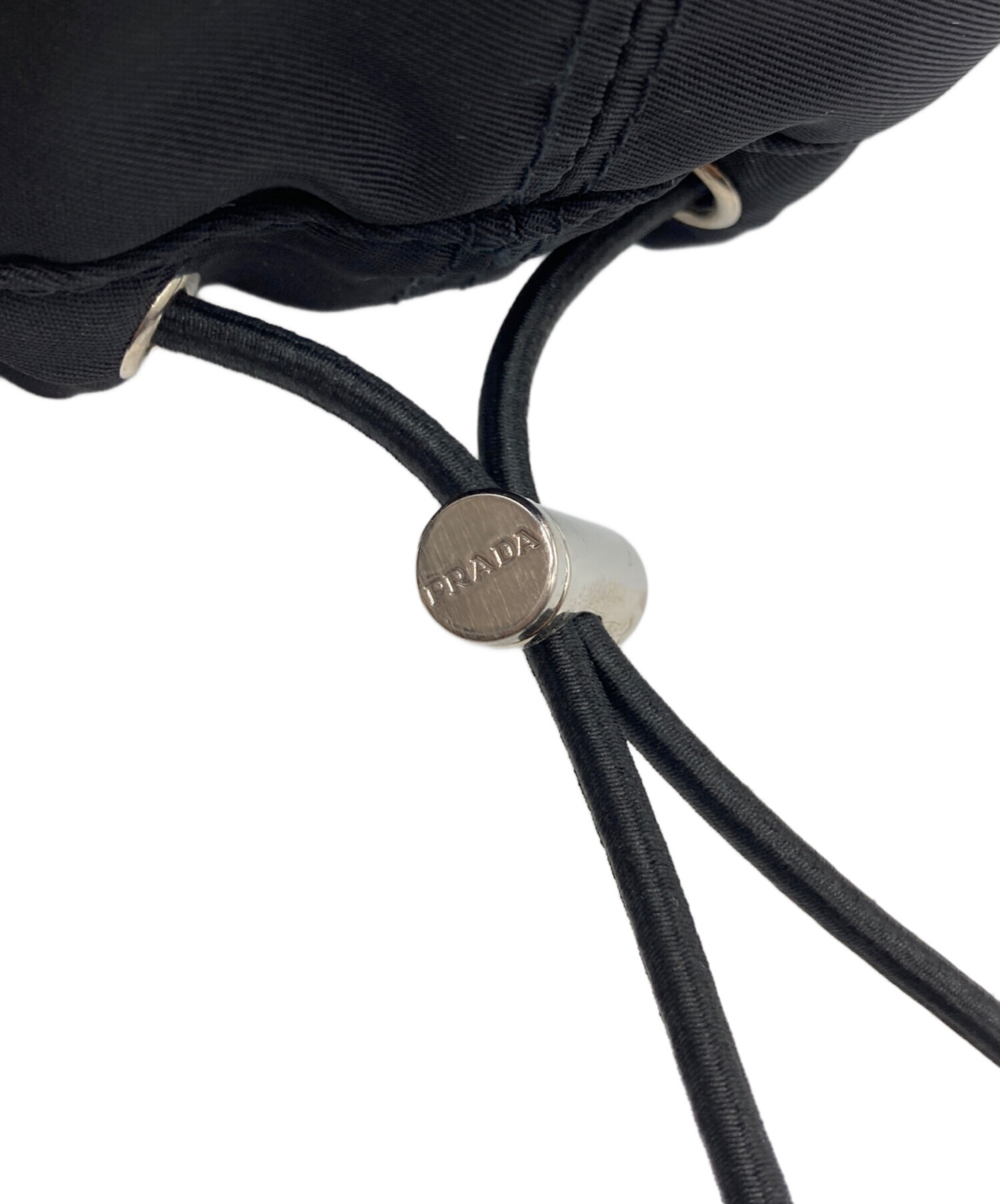 中古・古着通販】PRADA (プラダ) 三角プレート付きベレー帽 ブラック