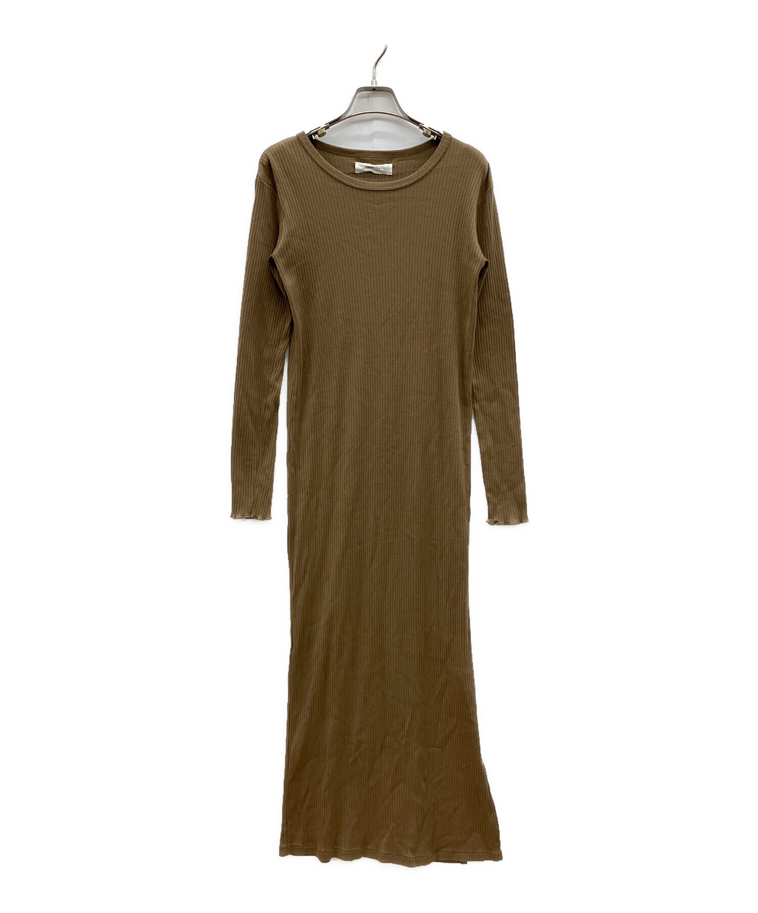 中古・古着通販】TODAYFUL (トゥデイフル) cotton rib layered dress 