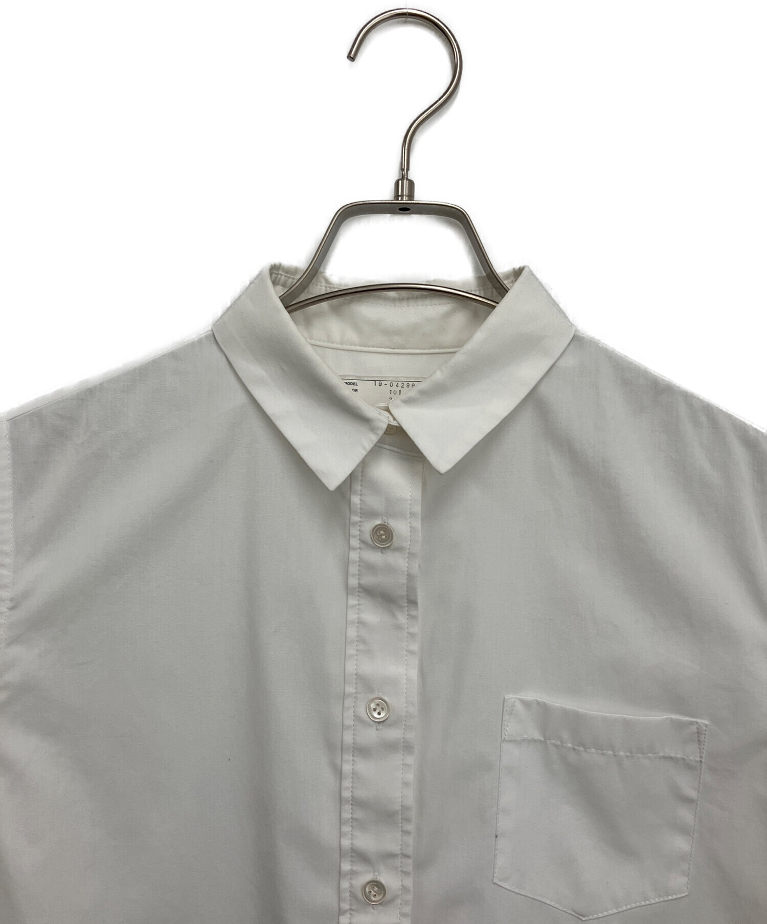 中古・古着通販】sacai (サカイ) ロングシャツ ホワイト サイズ:2