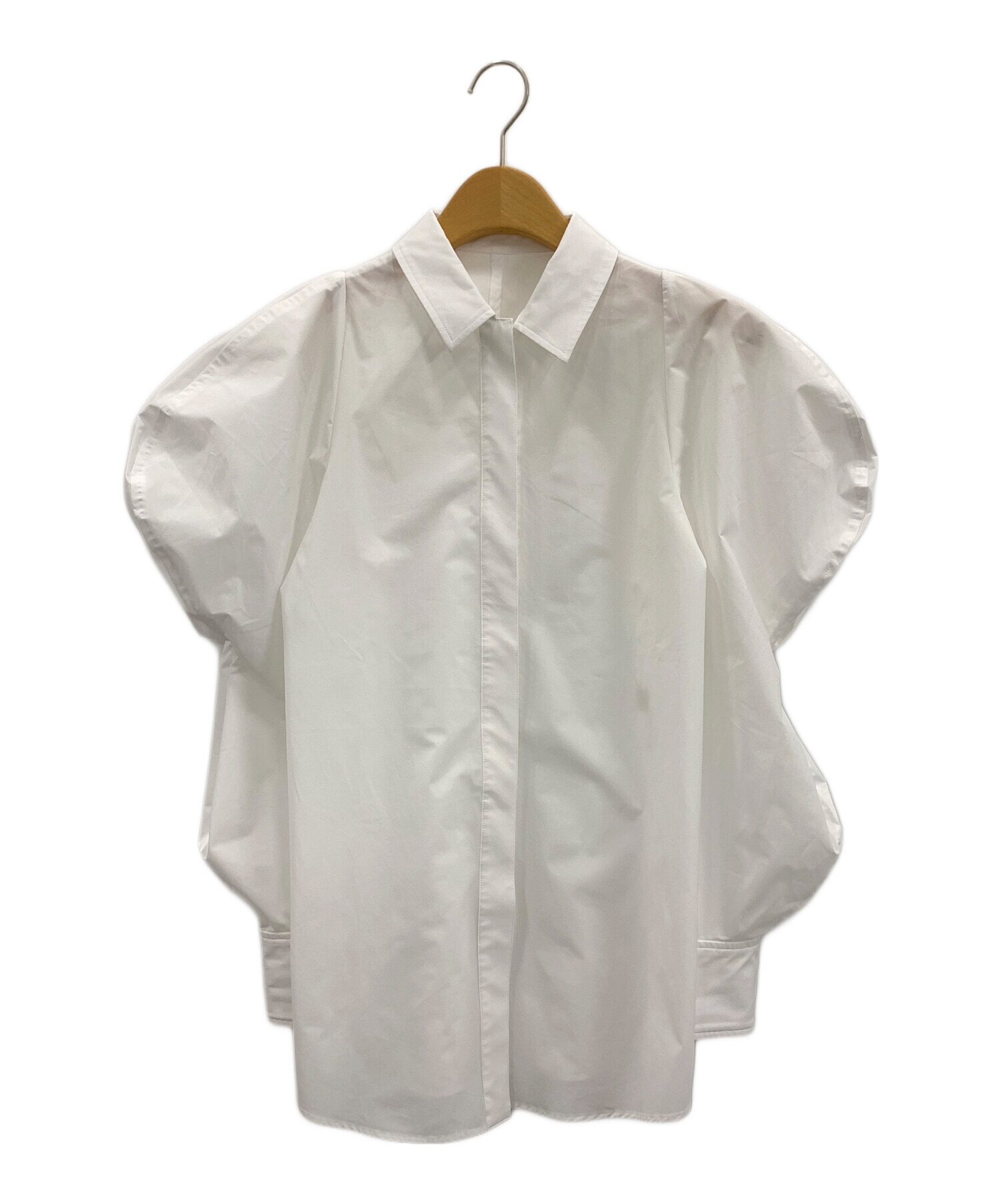 中古・古着通販】cygne (シーニュ) パフショルダーL/Sブラウス 