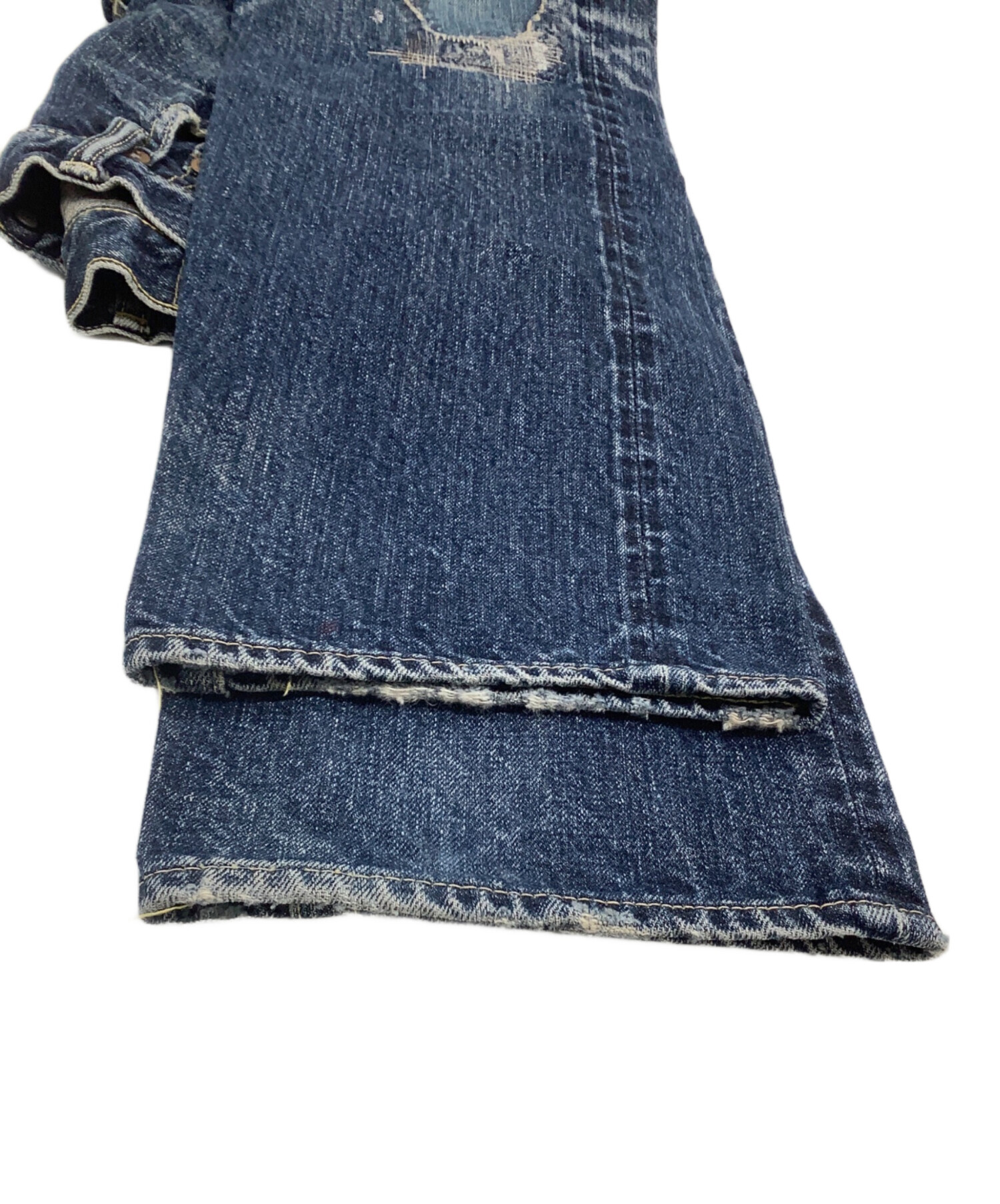 中古・古着通販】KAPITAL (キャピタル) リペア加工デニムパンツ KIRO