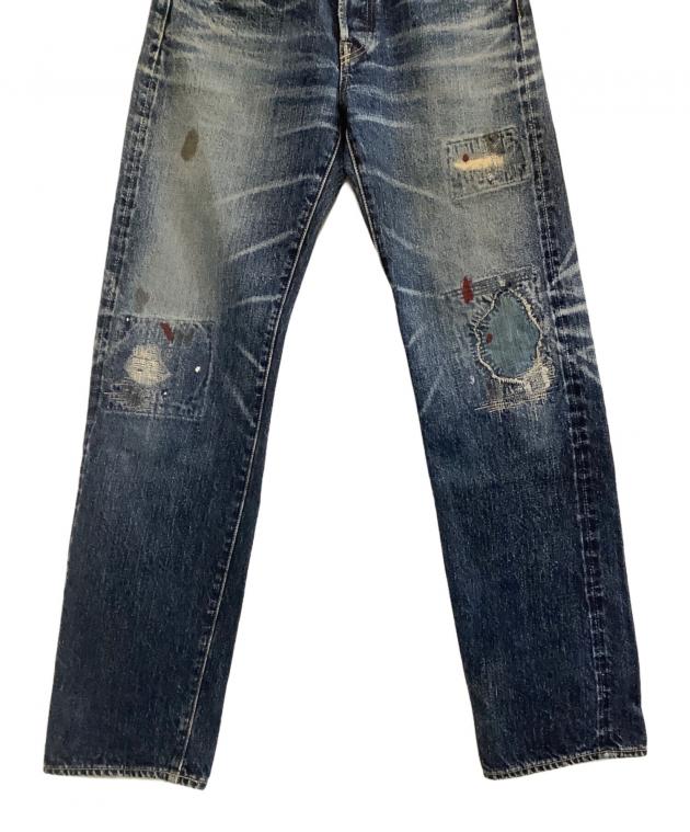 中古・古着通販】KAPITAL (キャピタル) リペア加工デニムパンツ KIRO