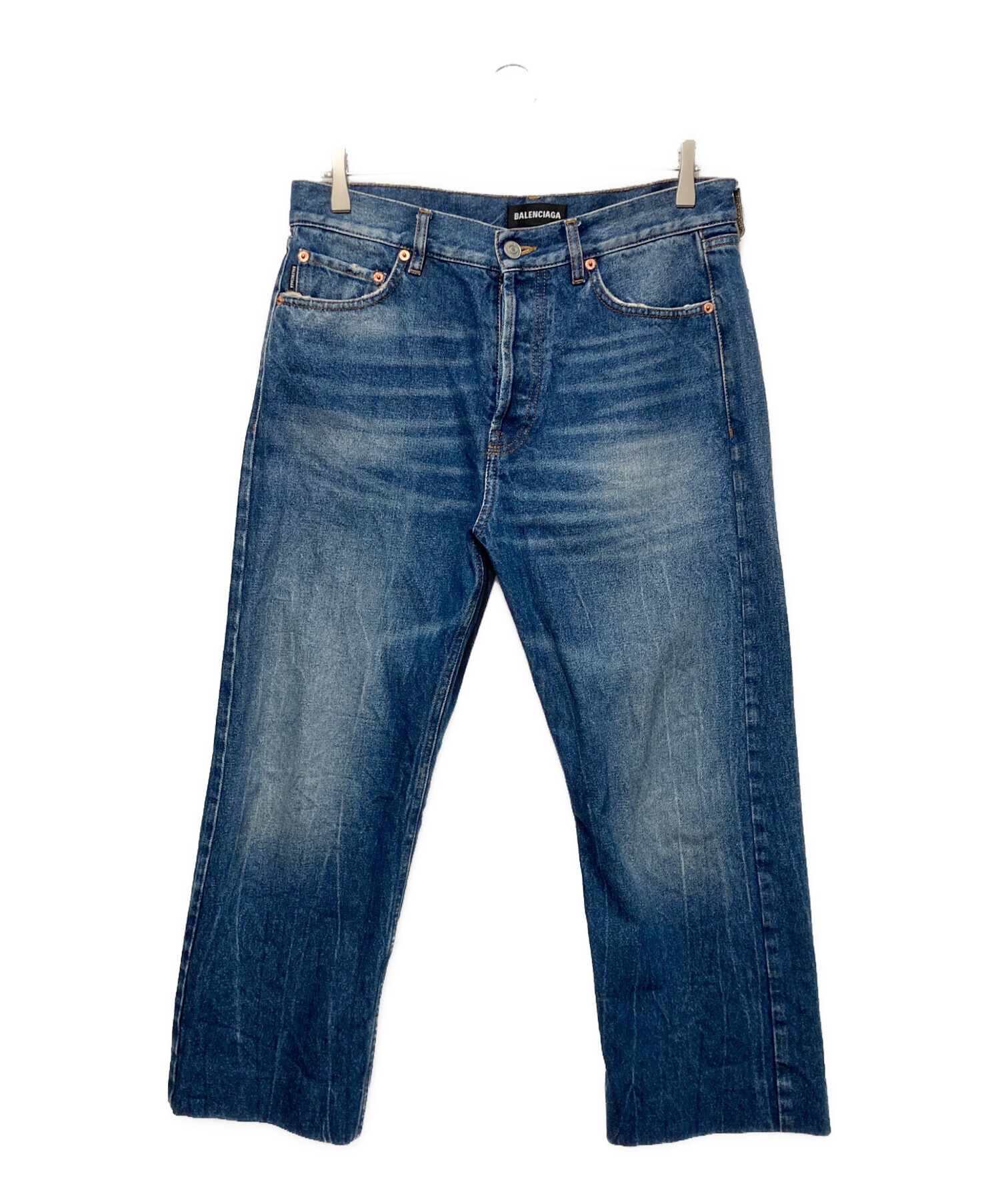 balenciagaバレンシアガ メンズ デニム ストレートジーンズ 30インチ balenciagaバレンシアガ メンズ デニム ストレートジーンズ 30インチ