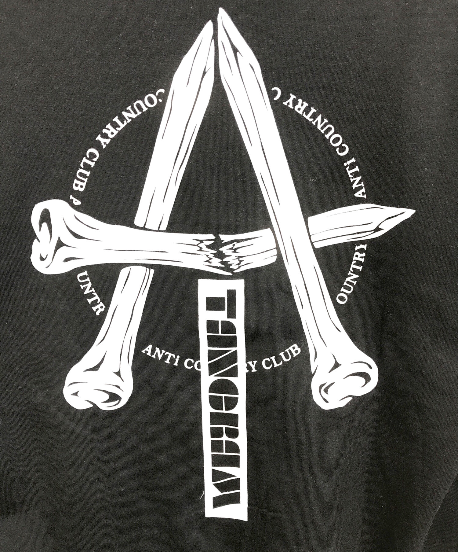 ANTI COUNTRY CLUB clubhaus tangram コラボT タングラム クラブハウス ANTi COUNTRY CLUB Tシャツ L anti country