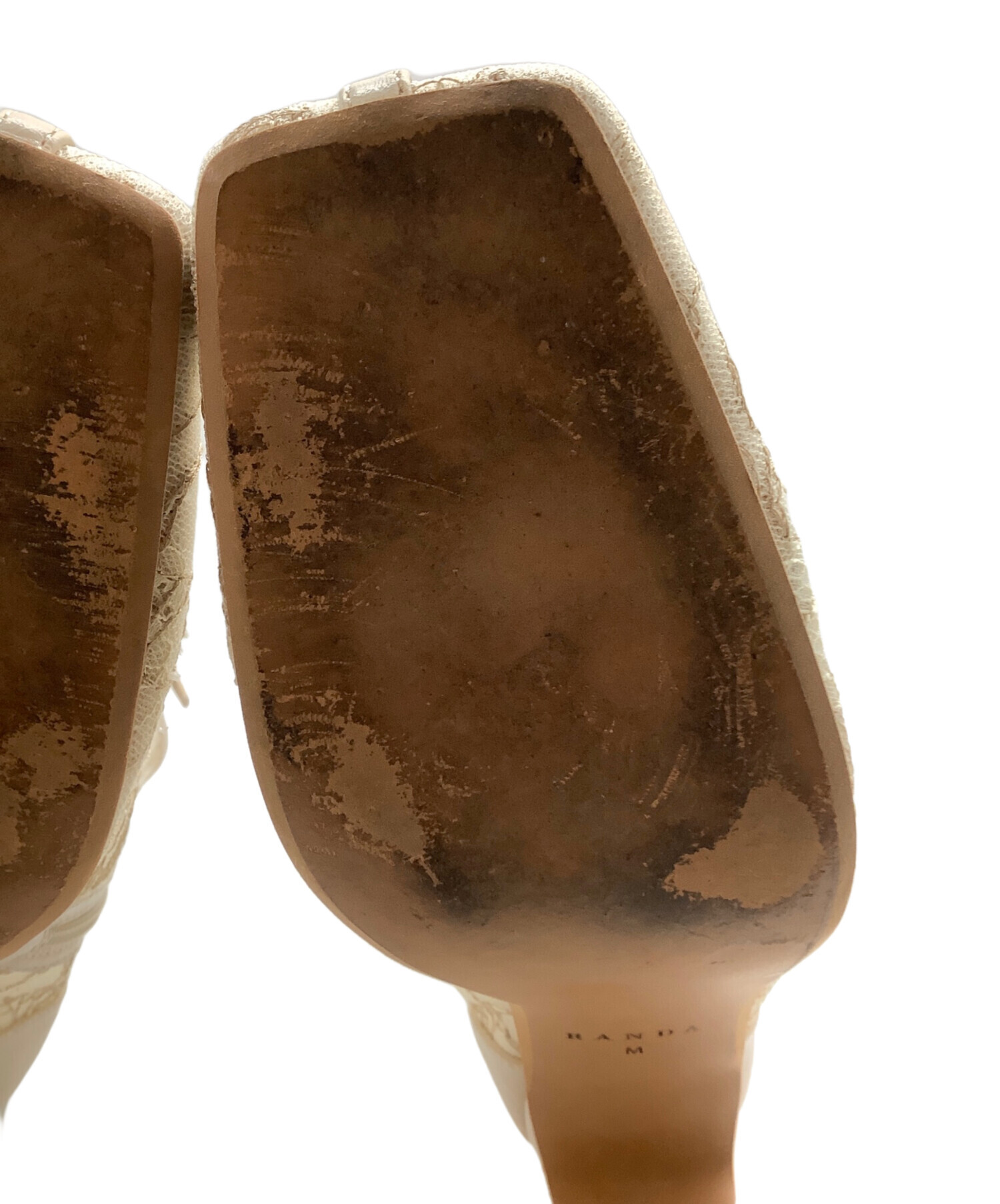 中古・古着通販】RANDA (ランダ) フラワー刺繍ショートブーツ