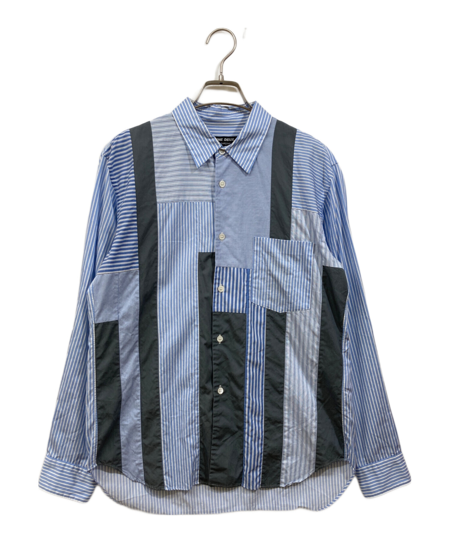 コムデギャルソンオム クレイジーパッチワークシャツ 名作