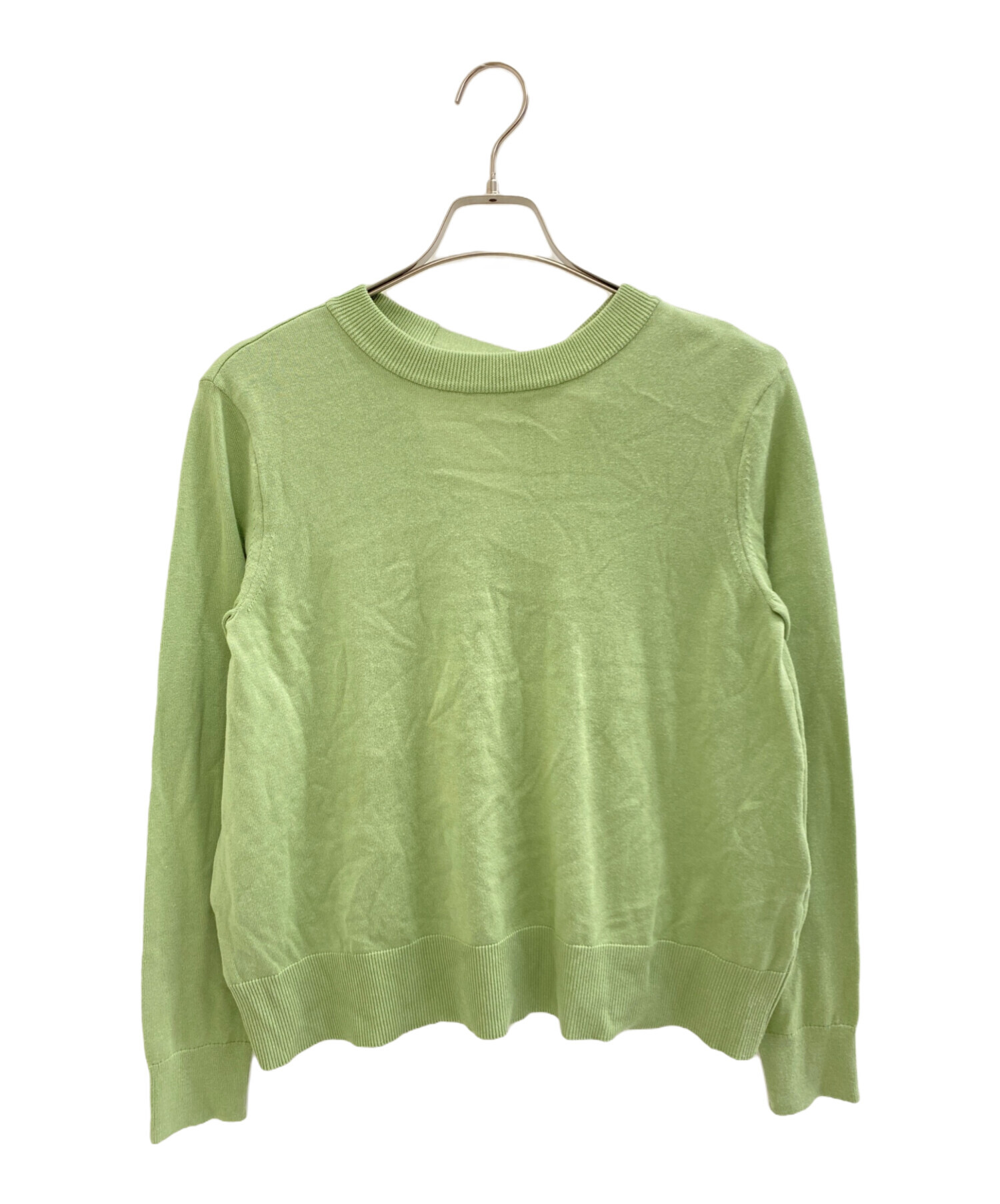FOXEY BOUTIQUE - FOXEY BOUTIQUE ニット・セーター 40(M位) 黄緑 【古着】【中古】 中古・古着通販】FOXEY NEWYORK (フォクシーニューヨーク) バック