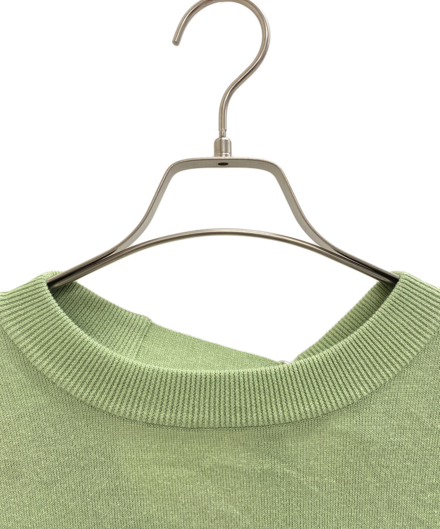 FOXEY BOUTIQUE - FOXEY BOUTIQUE ニット・セーター 40(M位) 黄緑 【古着】【中古】 中古・古着通販】FOXEY NEWYORK (フォクシーニューヨーク) バック