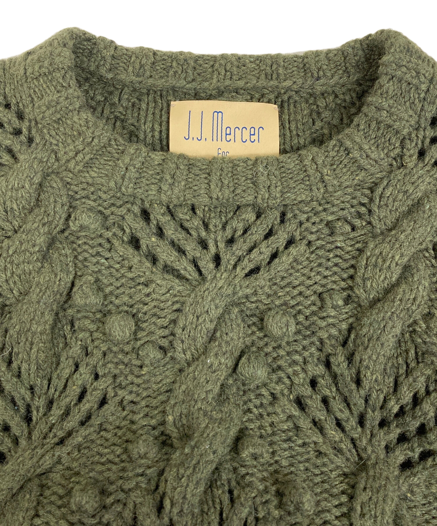 ■新品　RHC Ron Herman　25SS　ジャガードニット　グリーン　XL 中古・古着通販】J.J.Mercer (ジェイジェイ・マーサー) RHC Ron Herman