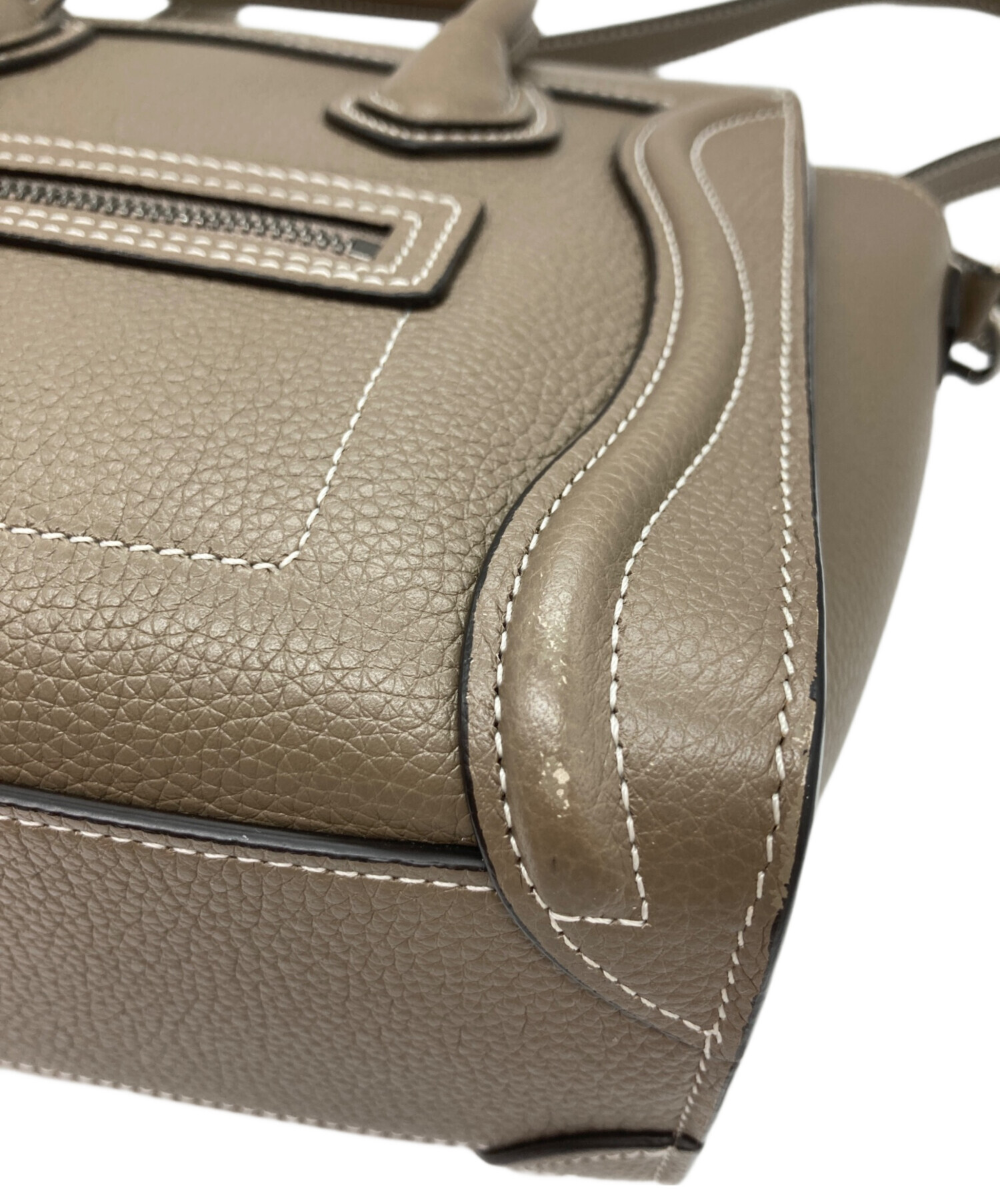 中古・古着通販】CELINE (セリーヌ) 2WAYショルダーバッグ ベージュ