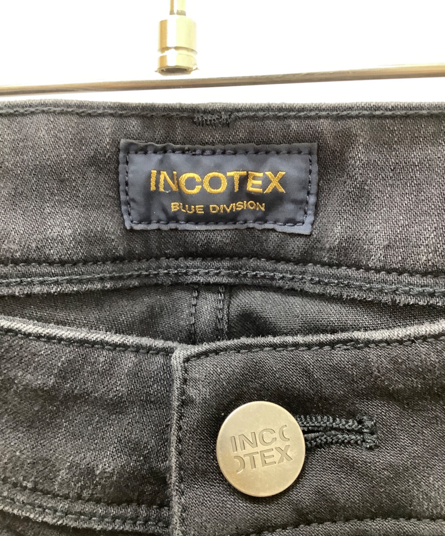 中古・古着通販】INCOTEX (インコテックス) スリムフィットブラック 