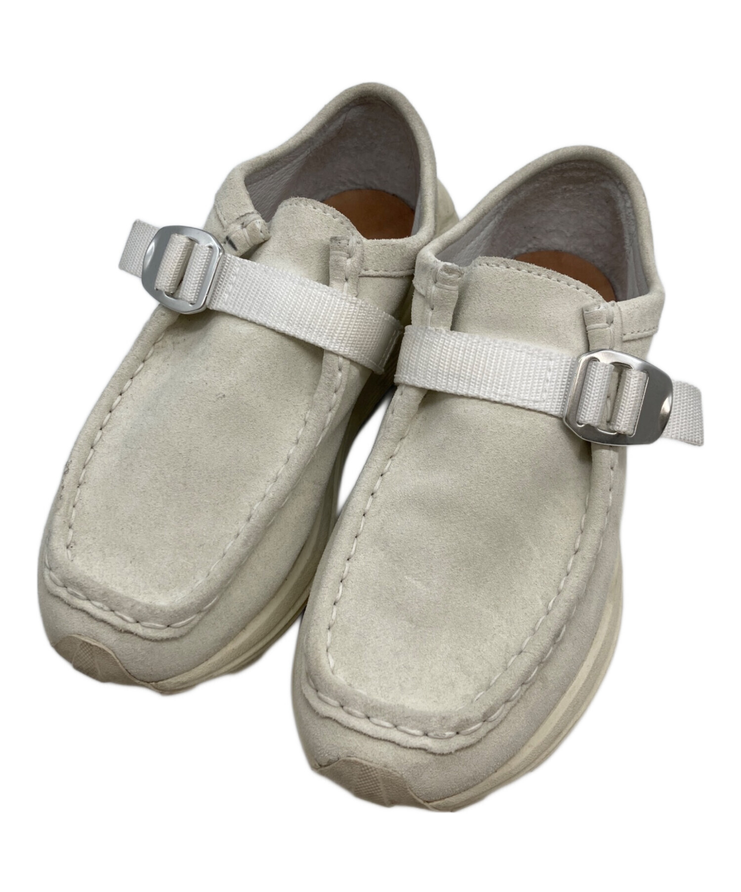 中古・古着通販】suncore (サンコア) スリッポン オフホワイト サイズ