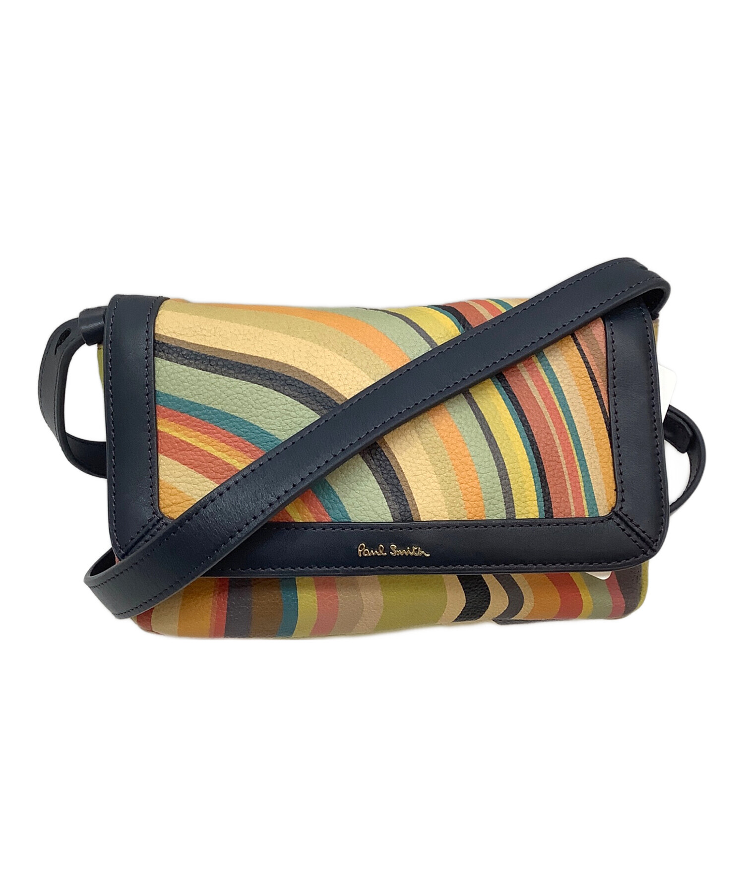 Paul Smith パープル ショルダーバッグ　未使用 中古・古着通販】PAUL SMITH (ポールスミス) ショルダーバッグ マルチ