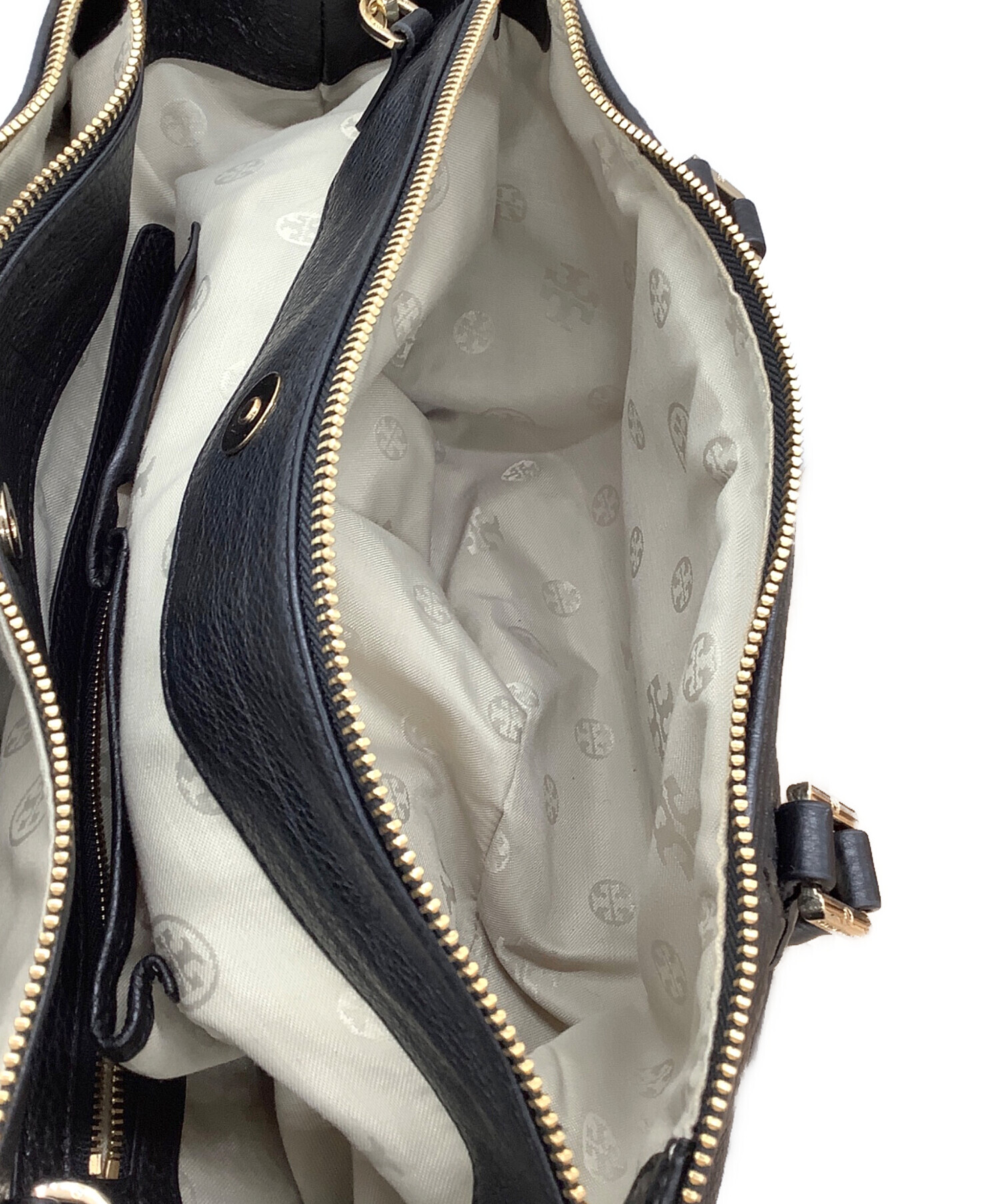 トリーバーチアマンダダブルZIP 中古・古着通販】TORY BURCH (トリーバーチ) AMANDA DOUBLE ZIP TOTE