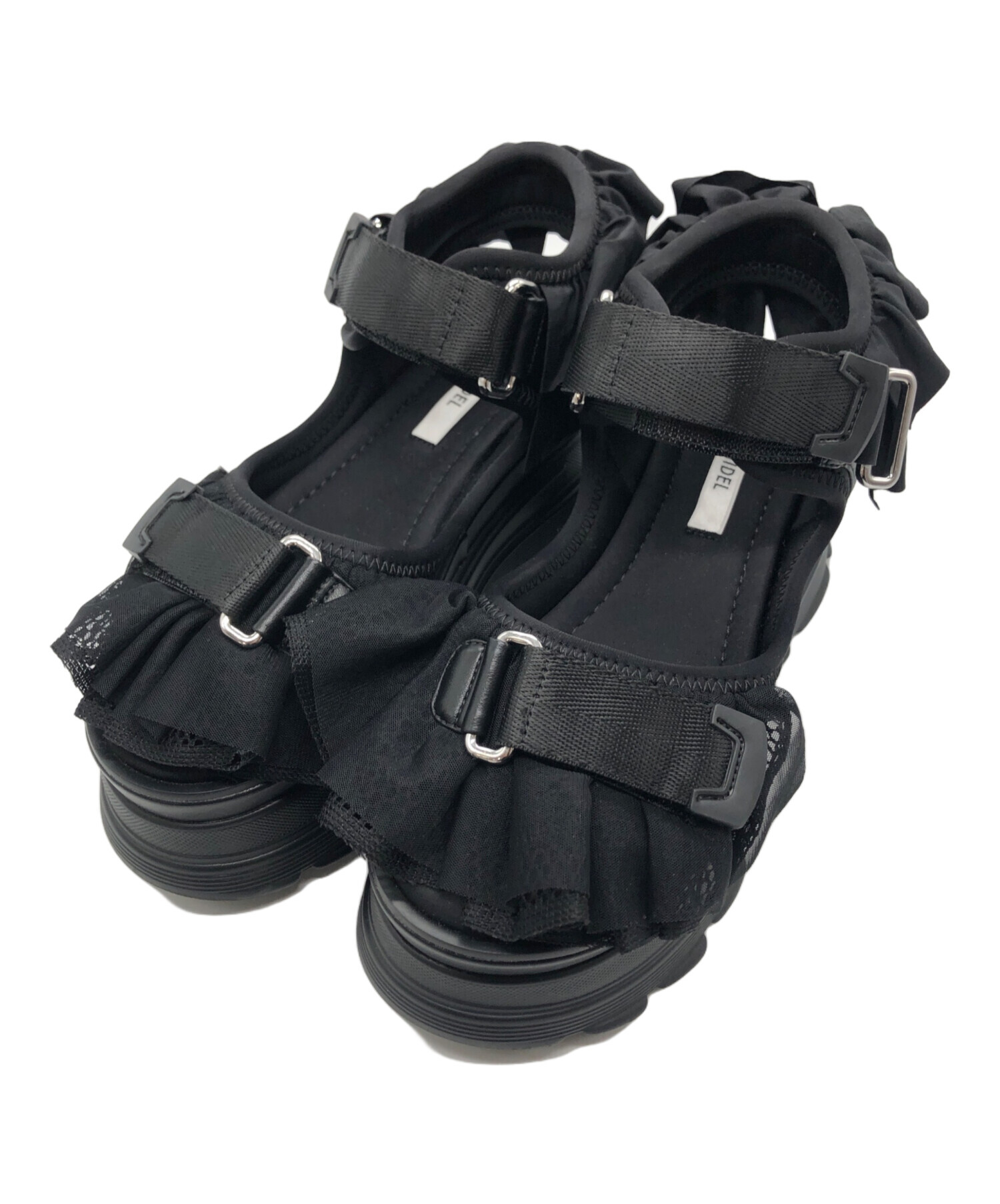 フリルスニーカーソールサンダル スナイデル] フリルスニーカーソールサンダル SWGS244666 レディース