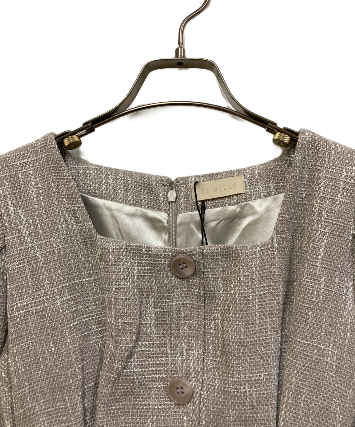 中古・古着通販】An MILLE (アンミール) ツイードタックレディ