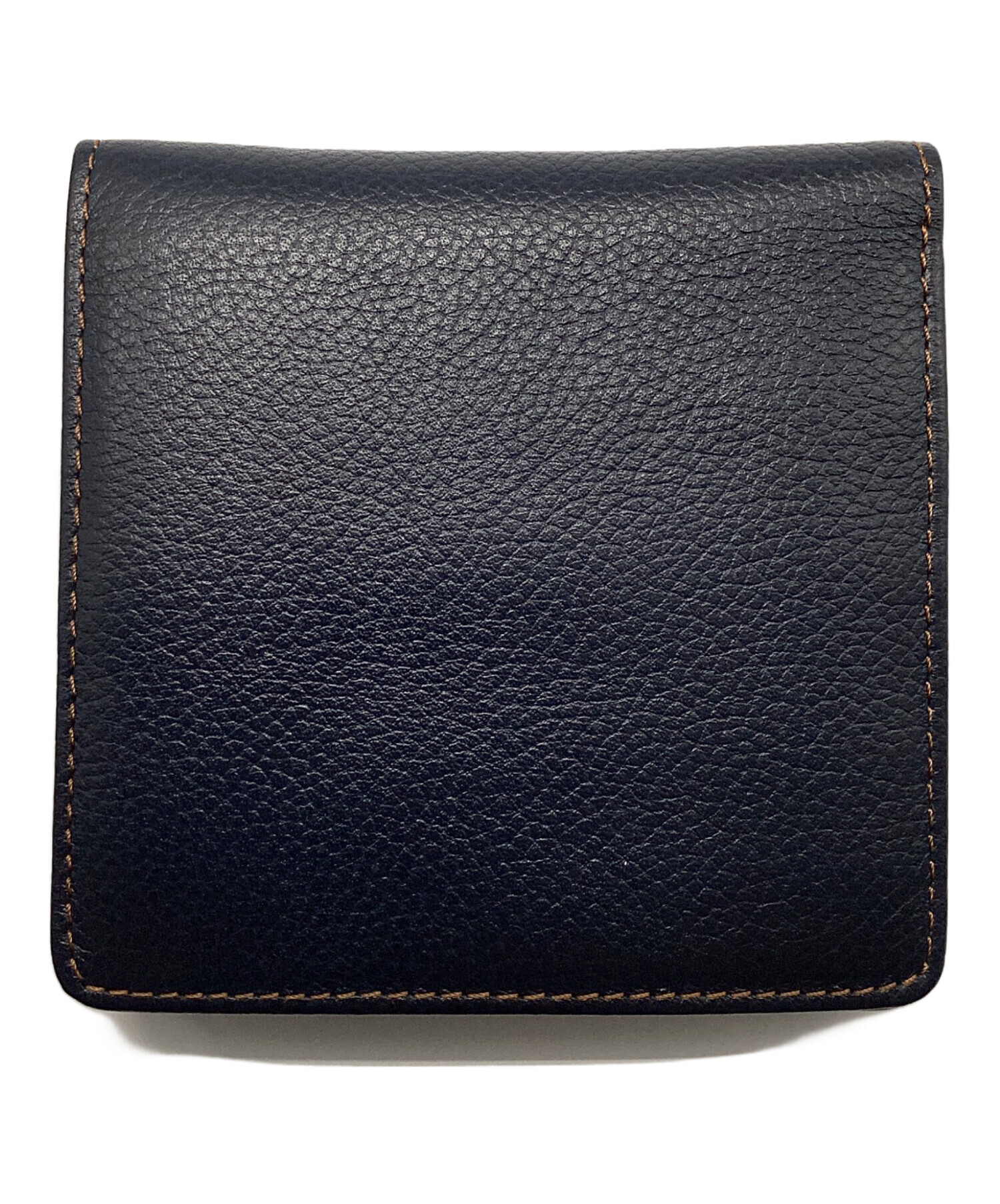 中古・古着通販】dunhill (ダンヒル) 2つ折り財布 ネイビー｜ブランド 