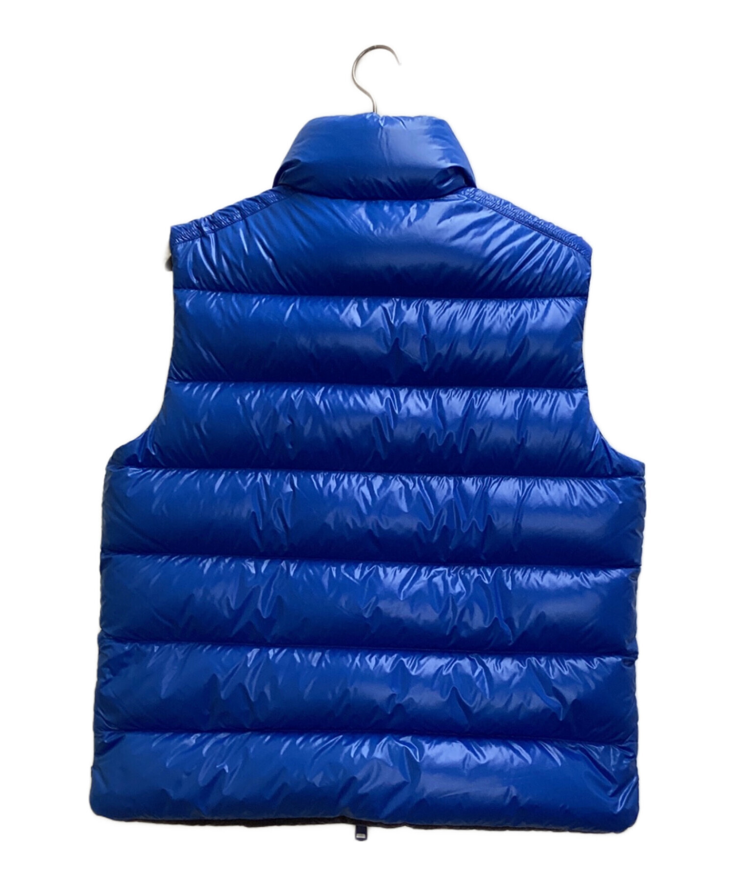 MONCLER GHANA ダウンベスト ロゴ ワッペン ナイロン 0 S 青 MONCLER（モンクレール） 【並行輸入】モンクレール メンズ ダウン