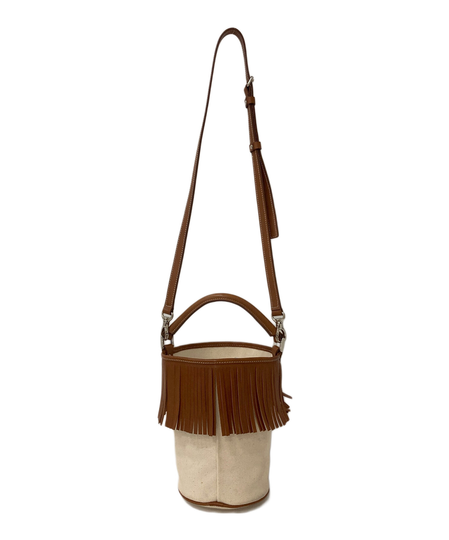 中古・古着通販】AYAKO (アヤコ) Fringe Bucket Bag ブラウン サイズ 