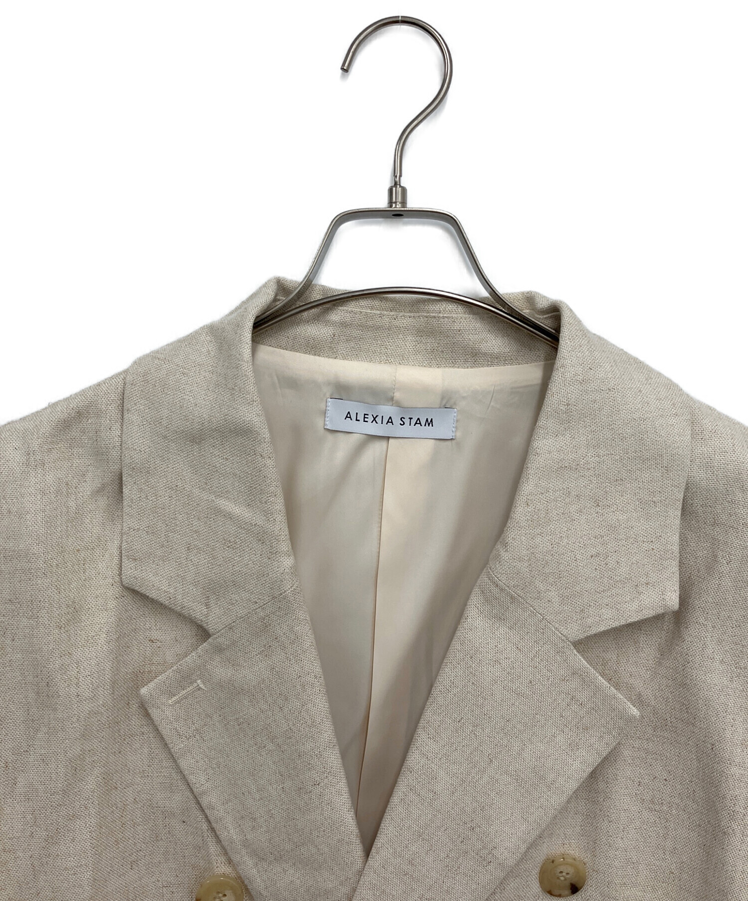 中古・古着通販】ALEXIA STAM (アリシアスタン) Two-Way Double Jacket