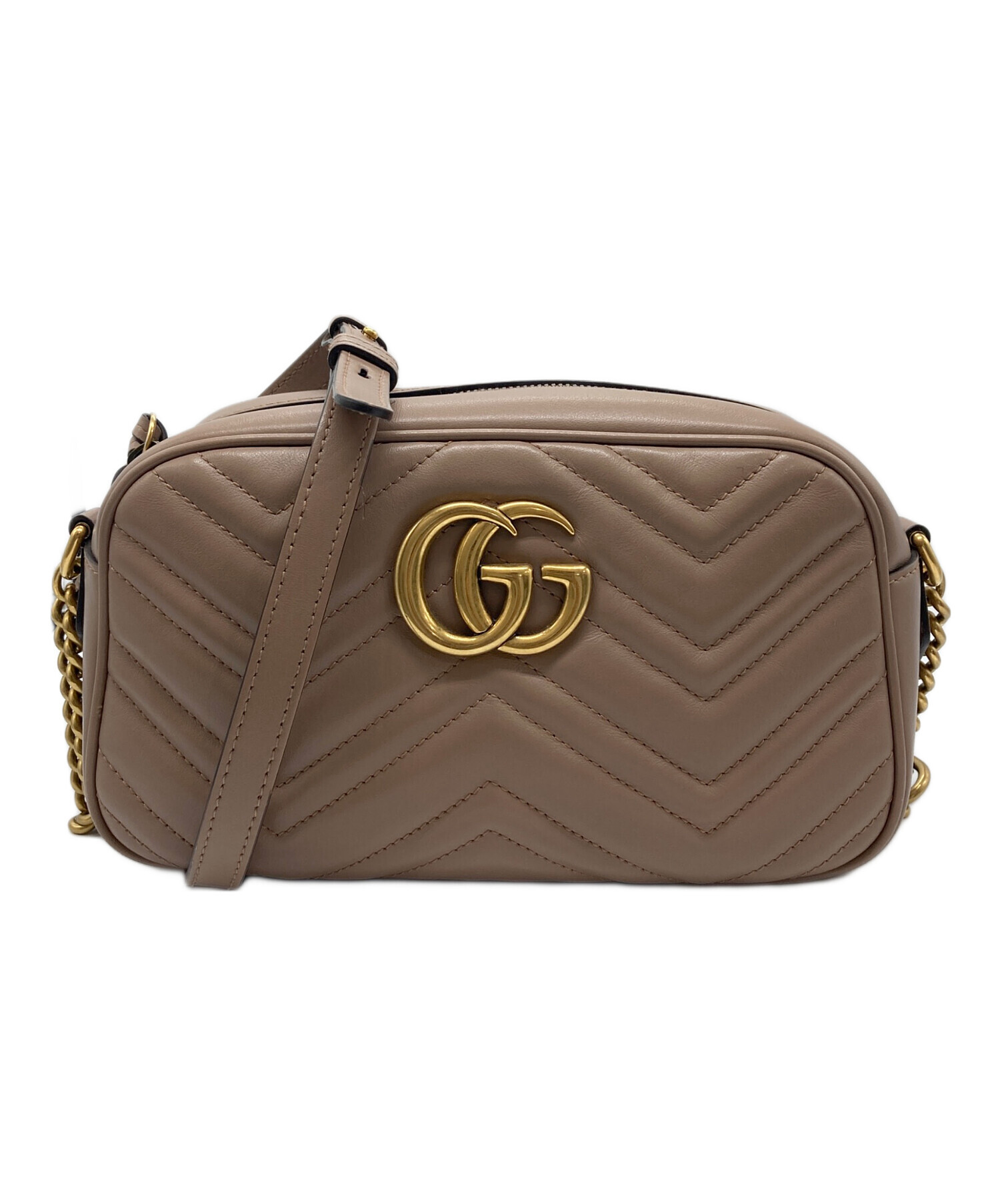 中古・古着通販】GUCCI (グッチ) GGマーモント キルティングスモール 
