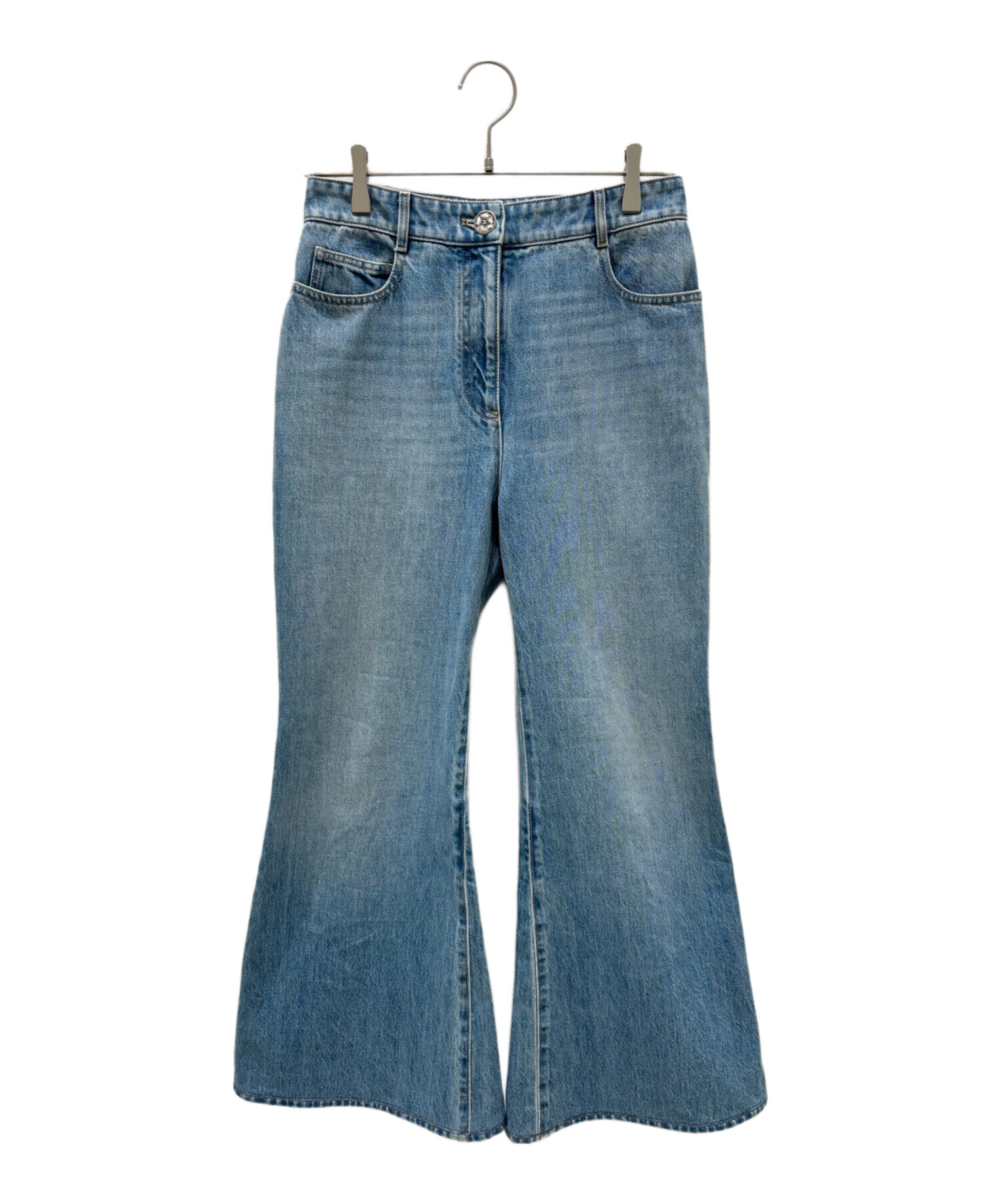 中古・古着通販】CHANEL (シャネル) ココボタンフレアデニム サイズ:36