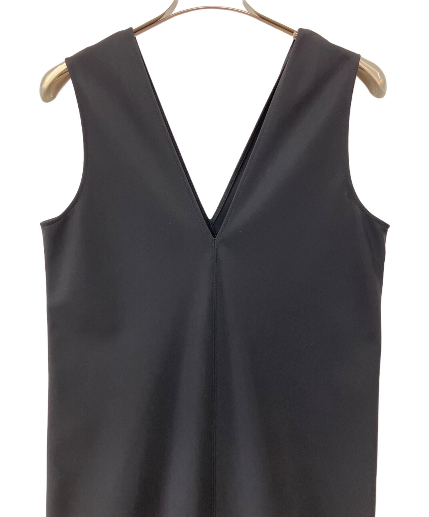 中古・古着通販】theory (セオリー) ジャンパースカート ブラック