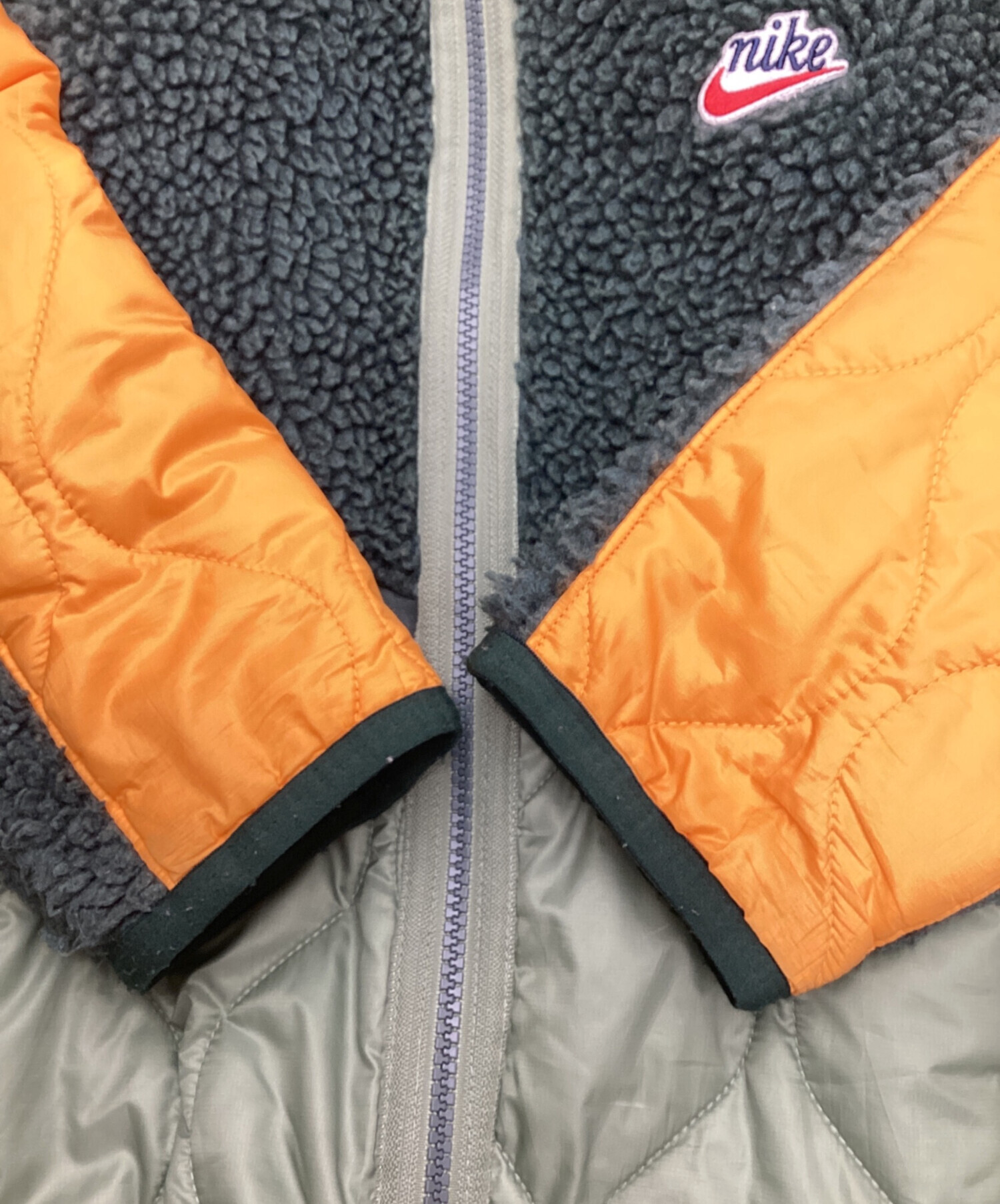 中古・古着通販】NIKE (ナイキ) ボアフリース キルティングジャケット