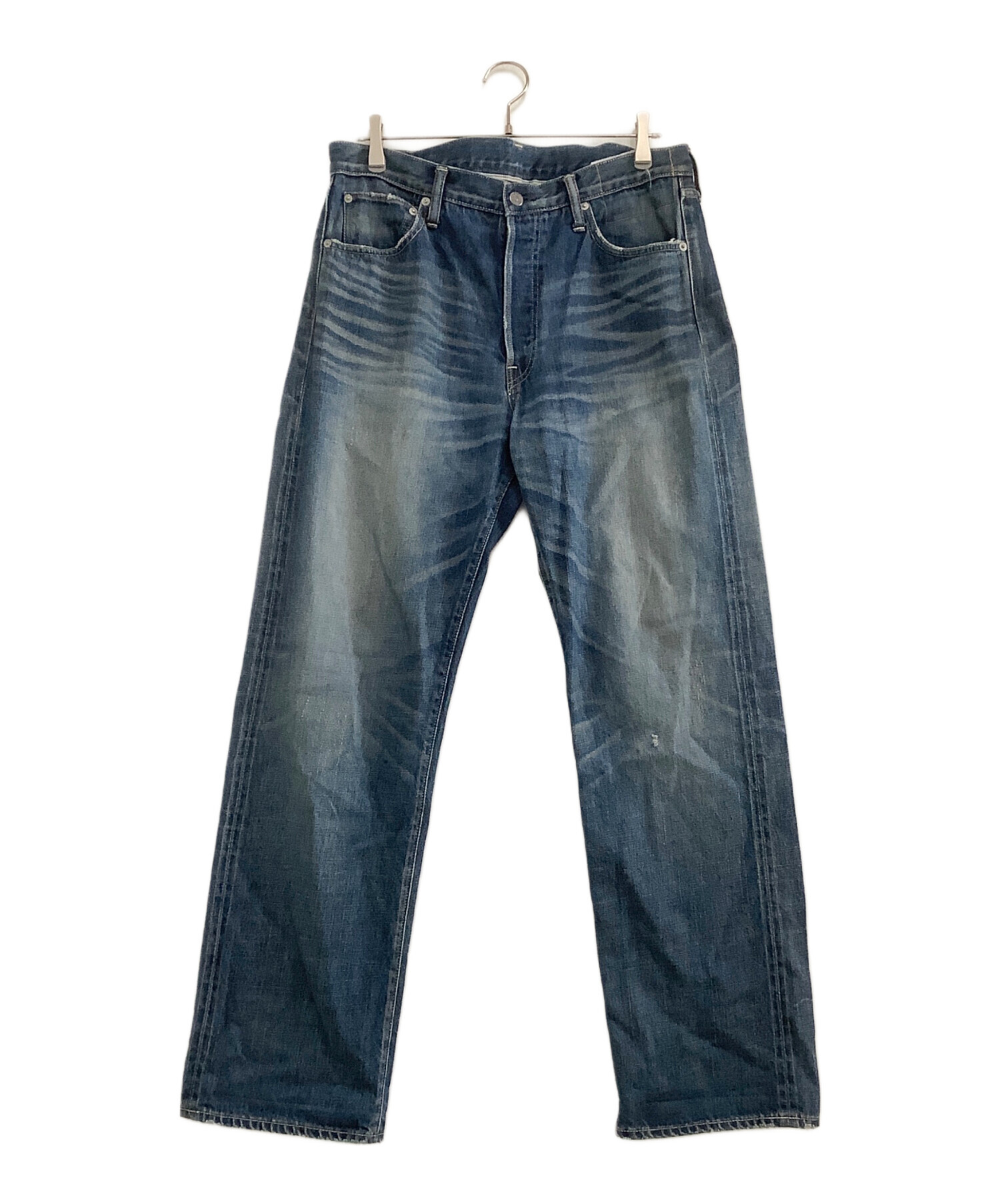 中古・古着通販】VISVIM (ビズビム) ユーズド加工デニムパンツ FLUXUS
