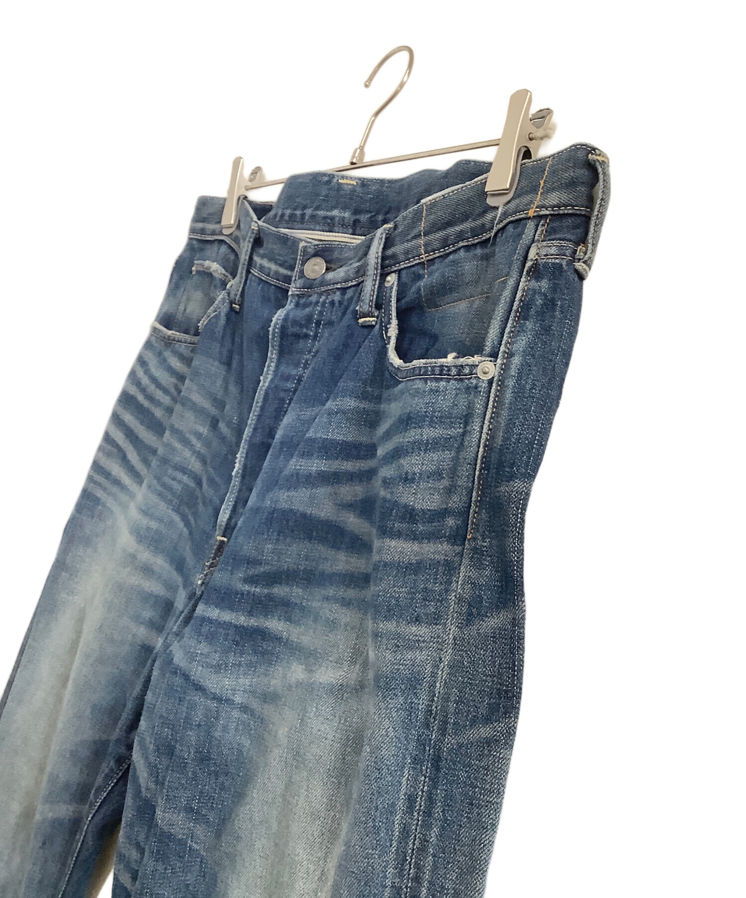 中古・古着通販】VISVIM (ビズビム) ユーズド加工デニムパンツ FLUXUS 