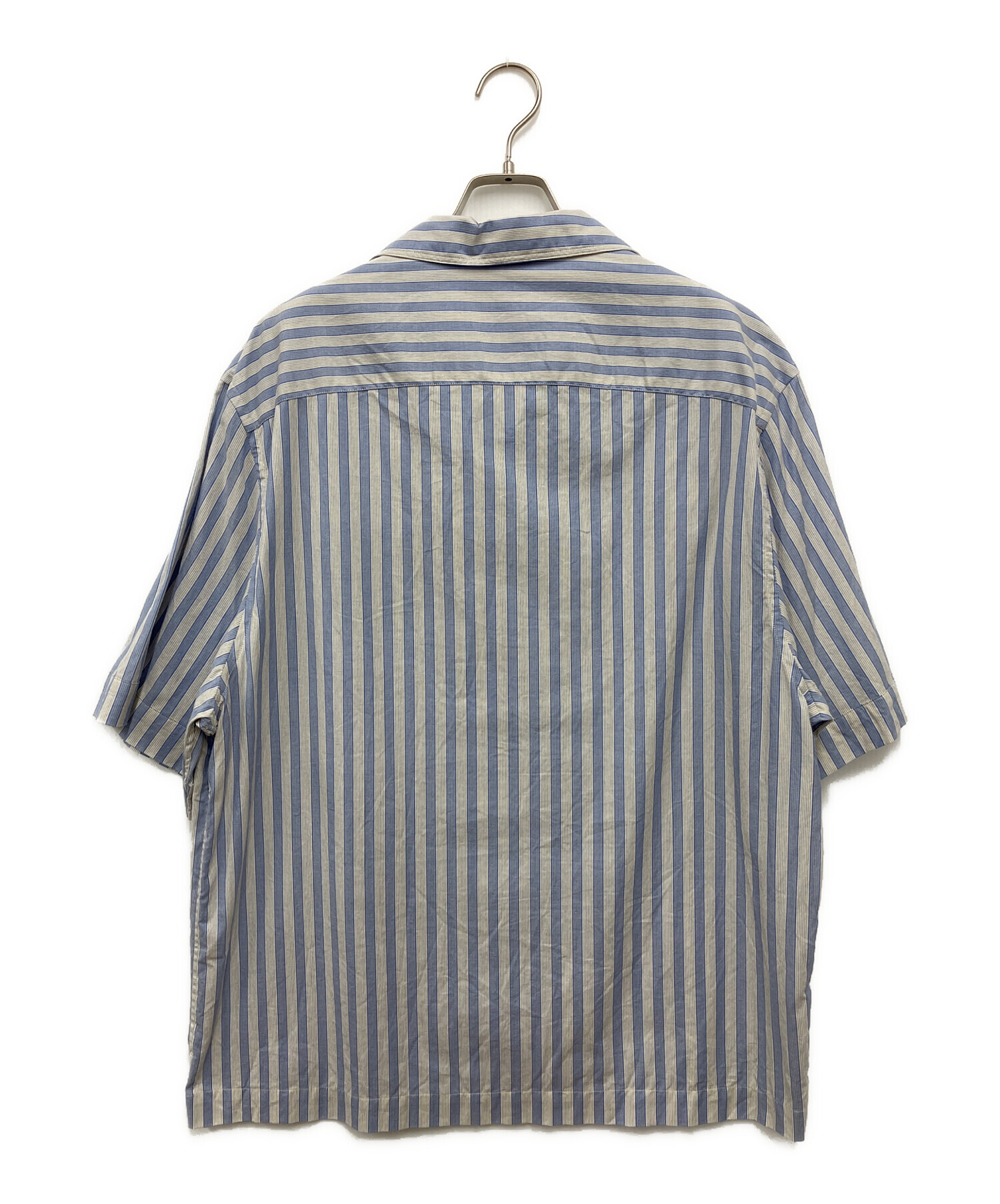 中古・古着通販】ETRO (エトロ) 半袖シャツ ブルー×ホワイト サイズ:M 
